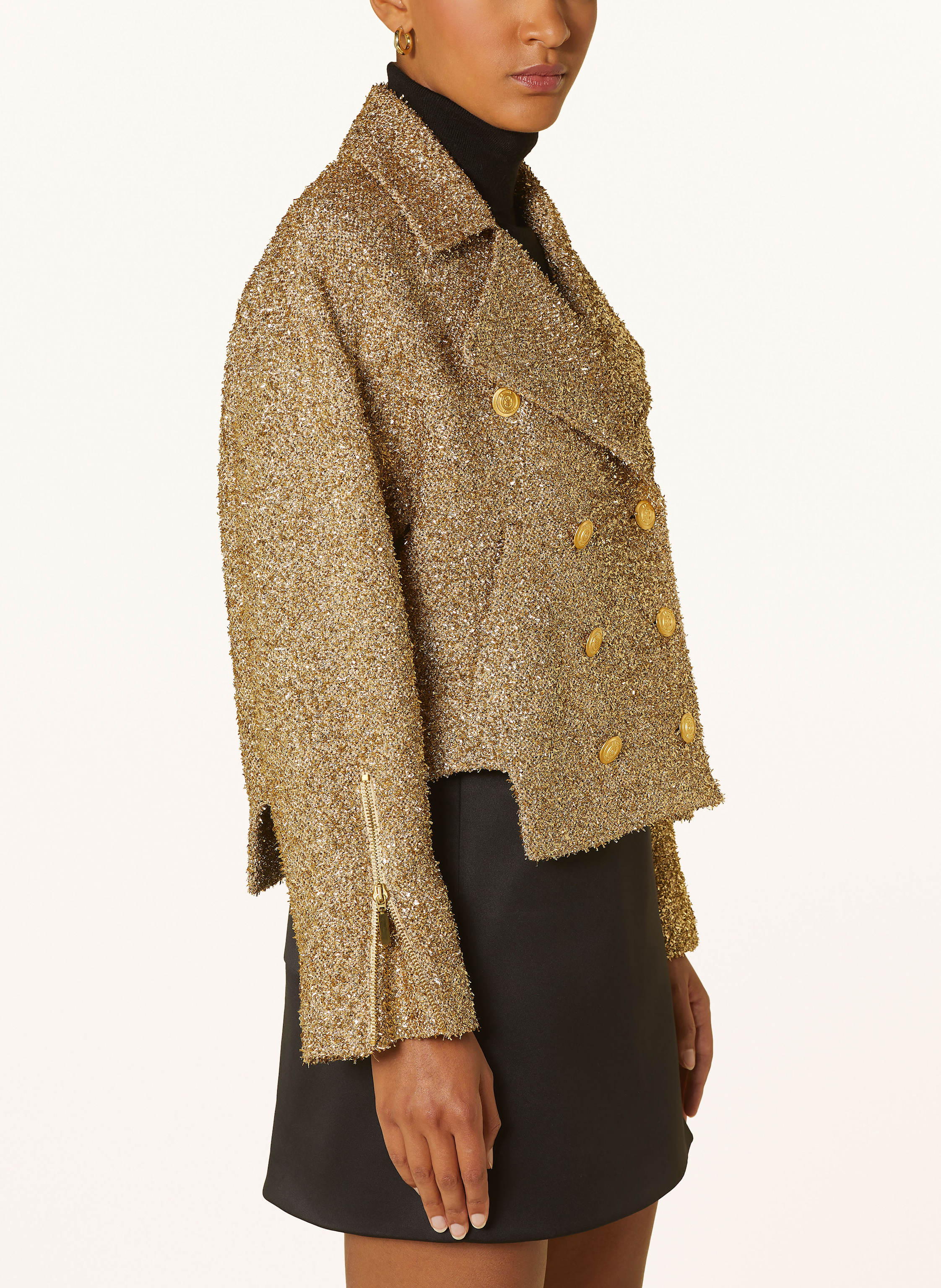 Thumbnail - Nvsco Cabanjacke Samantha Mit Glitzergarn gold