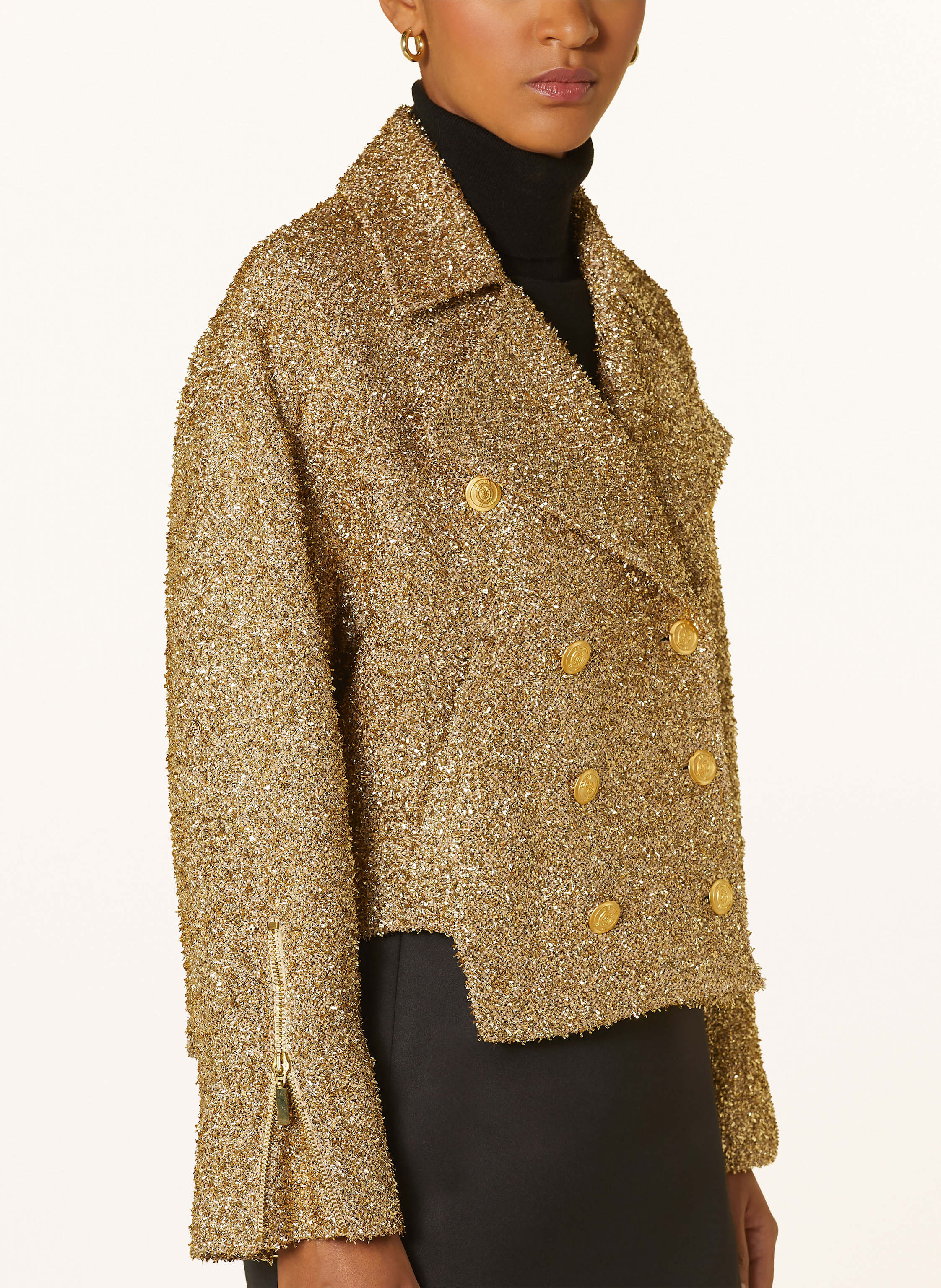 Thumbnail - Nvsco Cabanjacke Samantha Mit Glitzergarn gold