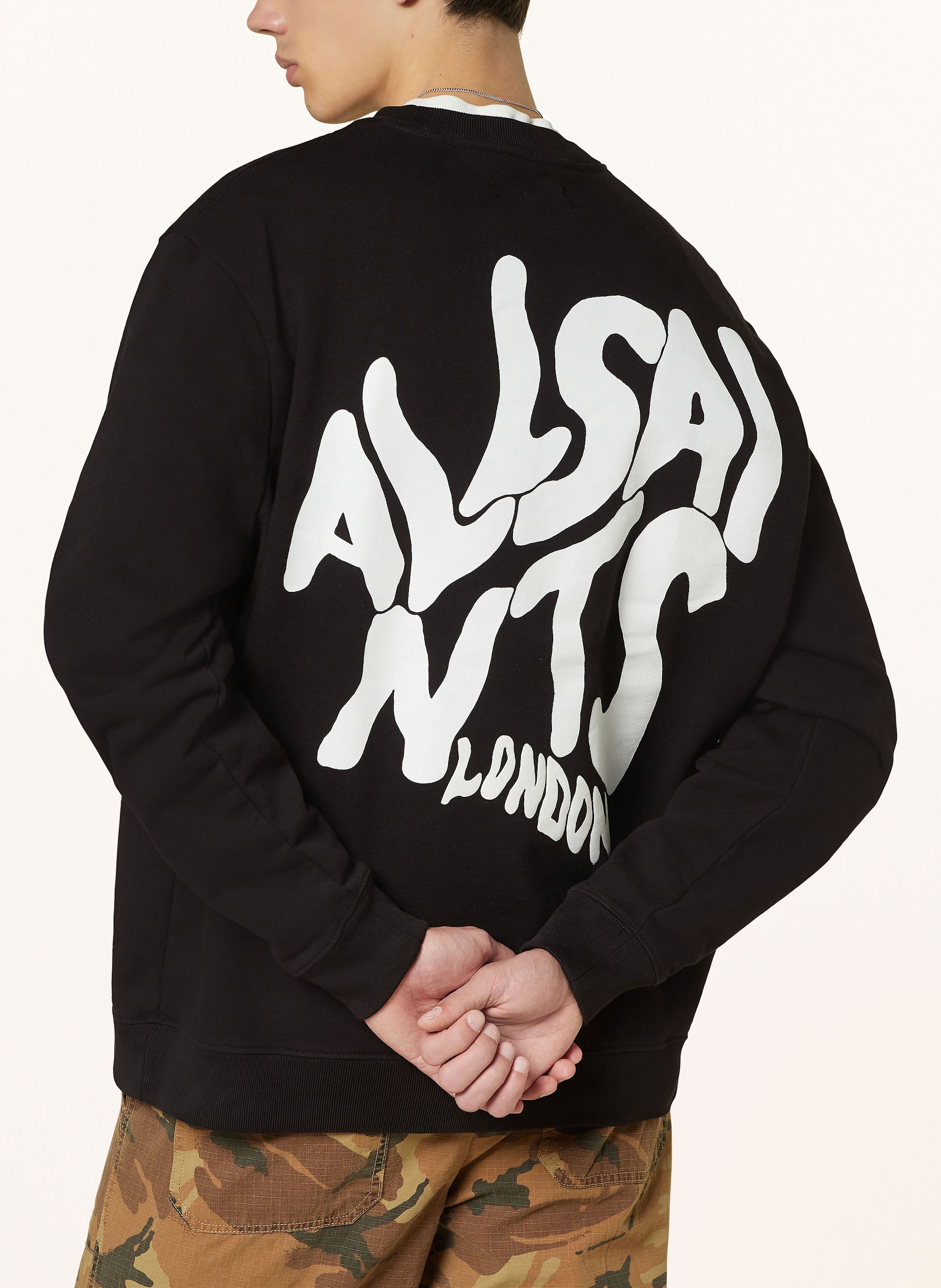 Thumbnail - Allsaints Sweatshirt Orlando schwarz