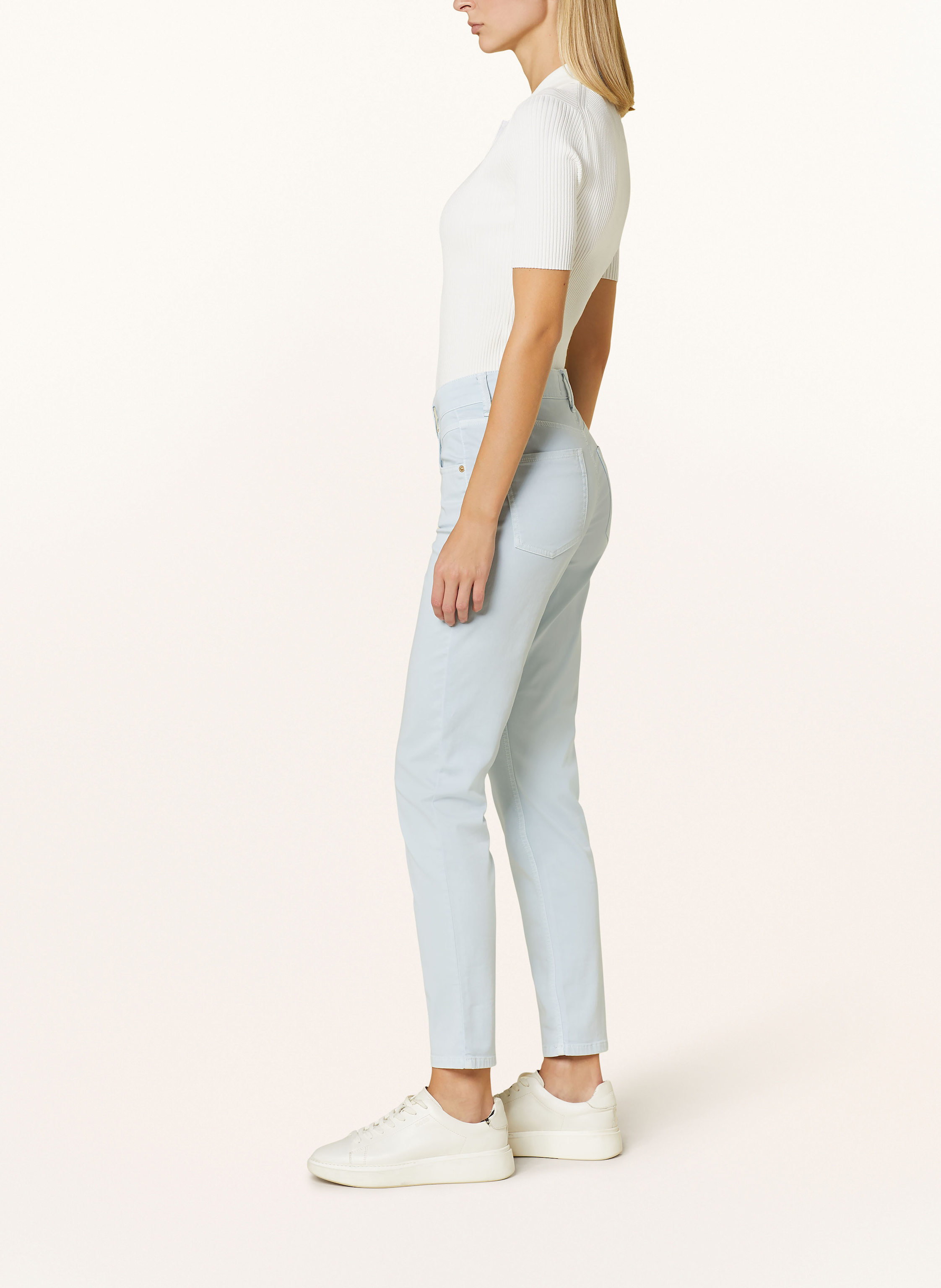 Thumbnail - Cambio Cropped Jeans Piper blau