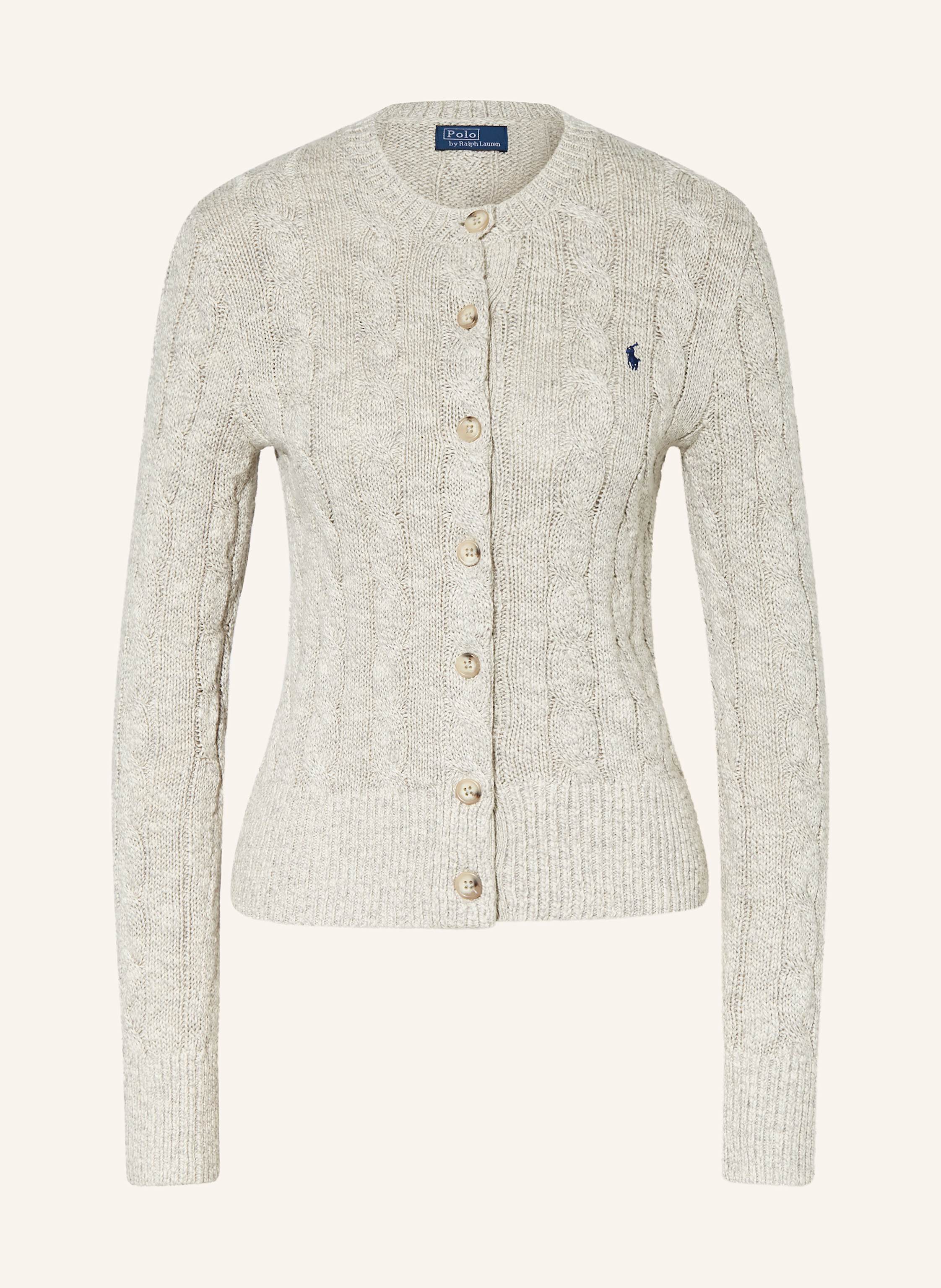 Grey ralph lauren cardigan online