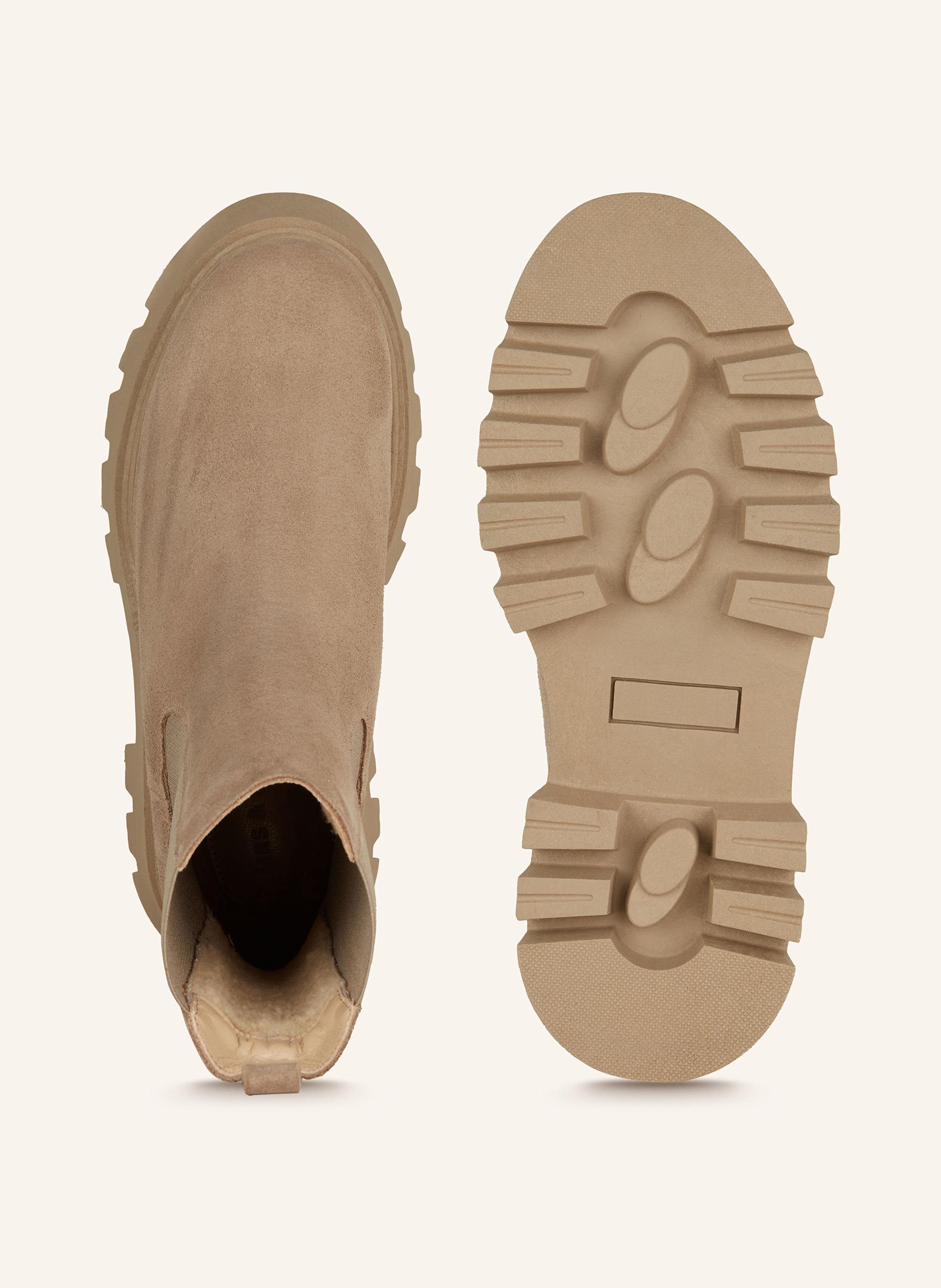 Thumbnail - Mrs & Hugs Chelsea-Boots beige