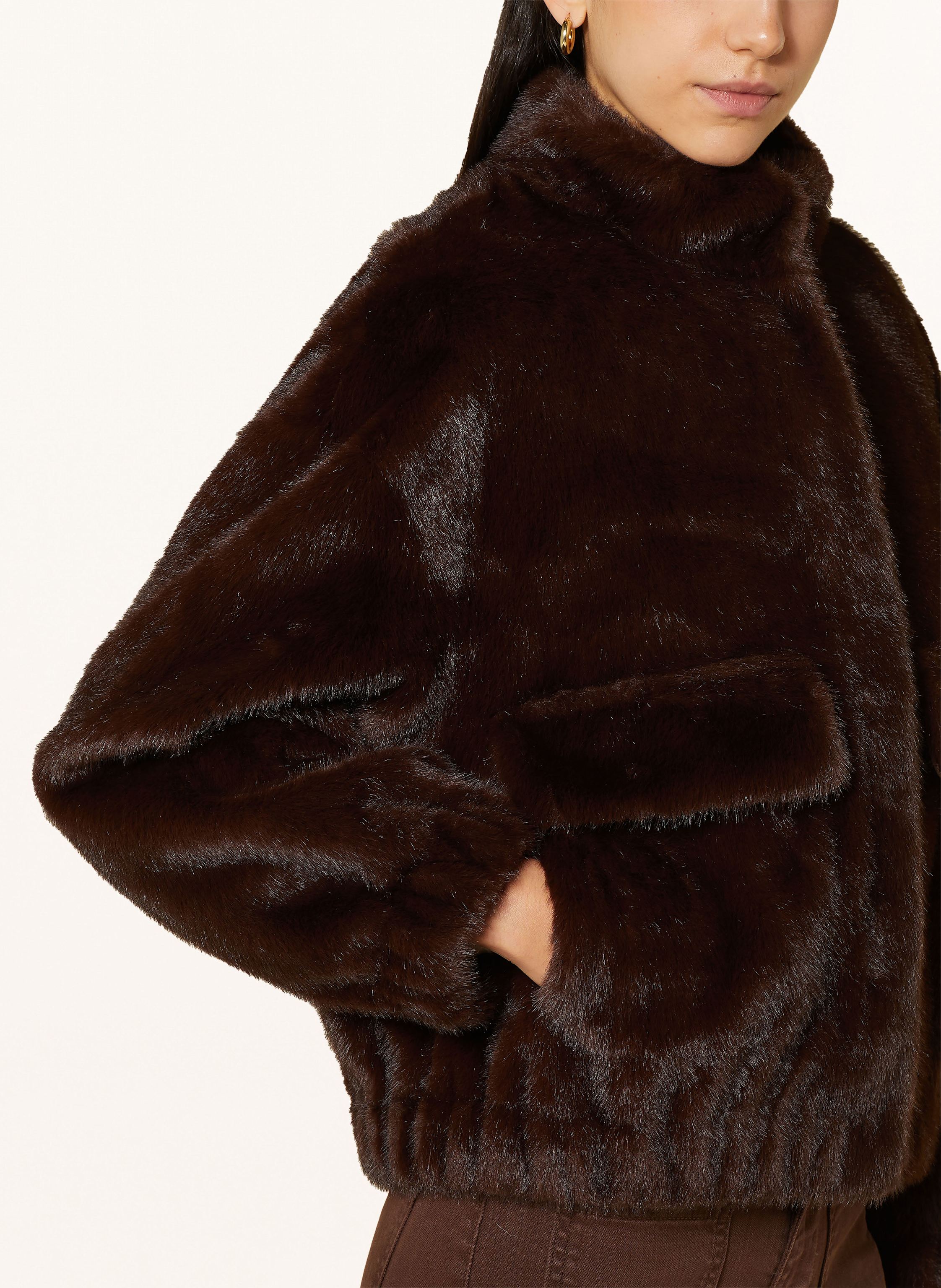 Thumbnail - Ba&Sh Kunstfell-Jacke Paros braun