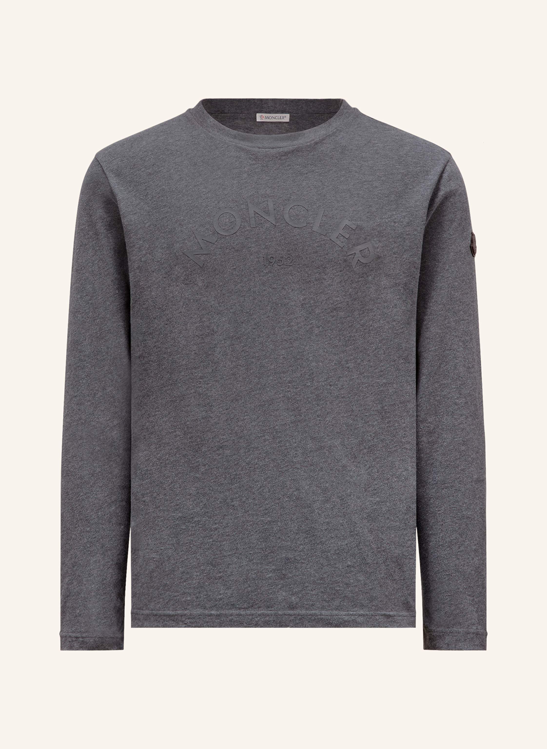MONCLER Long sleeve shirt in gray