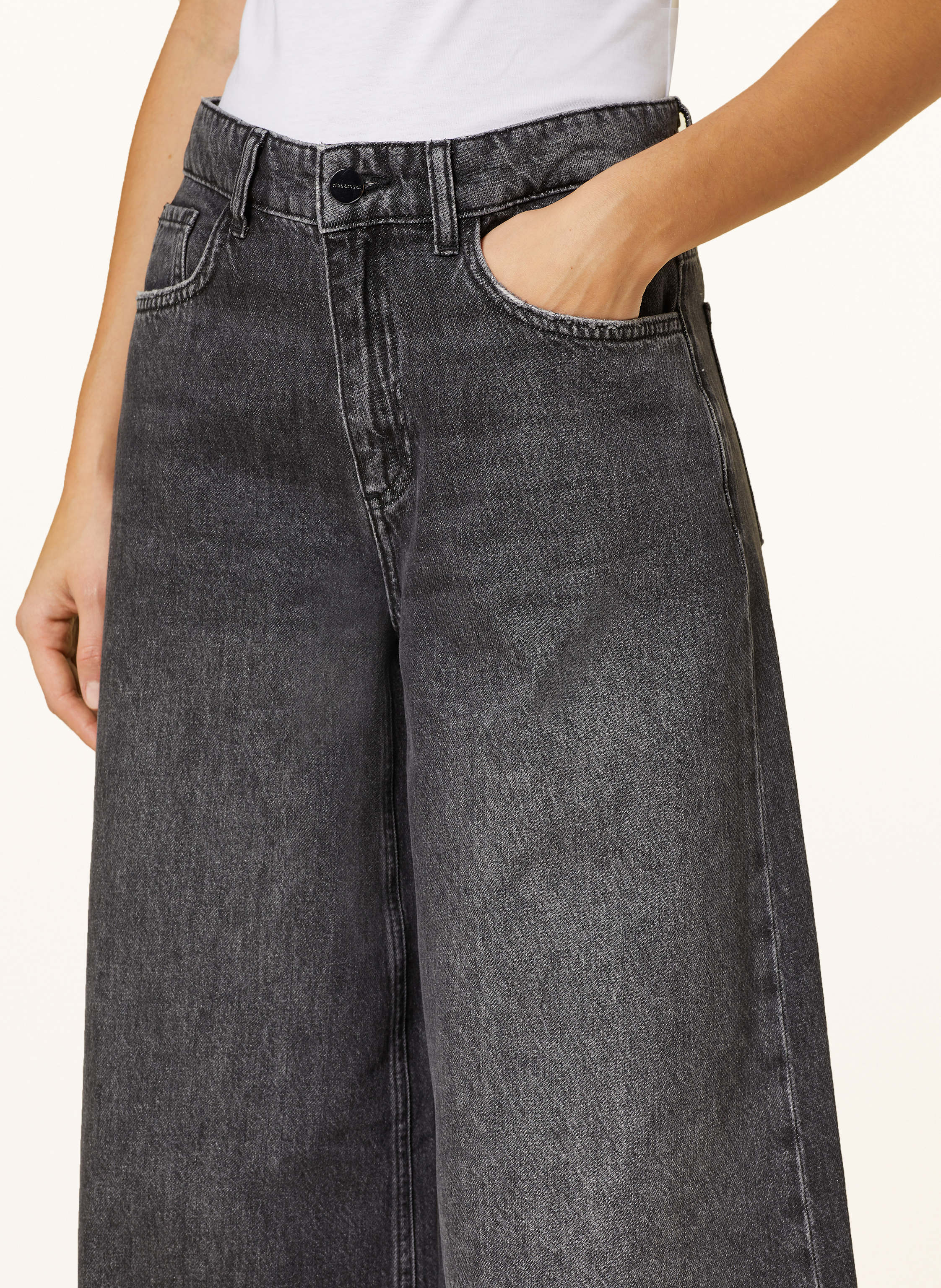 Thumbnail - Rich & Royal Flared Jeans schwarz