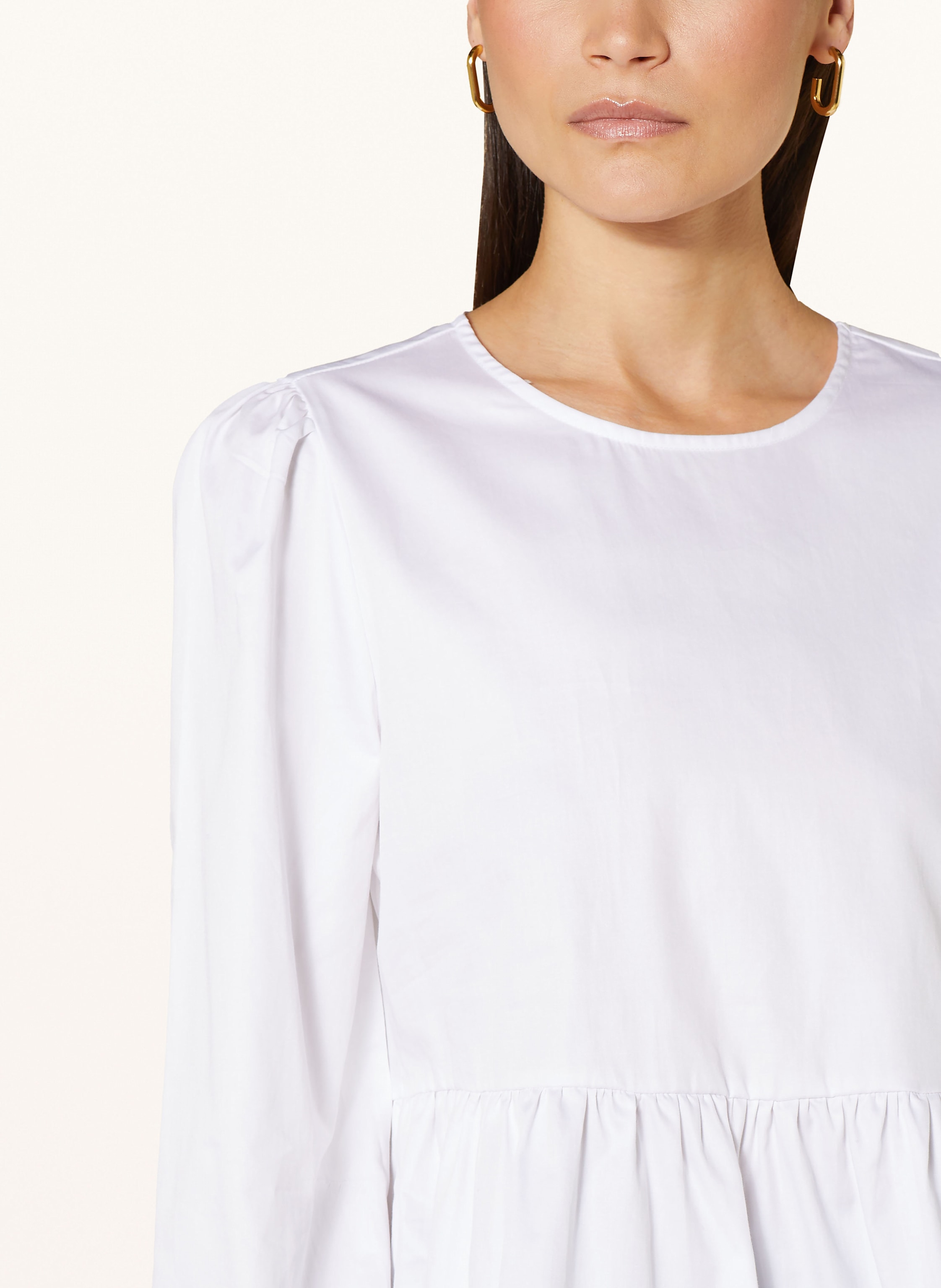 Thumbnail - Rich & Royal Blusenshirt Mit Rüschen weiss