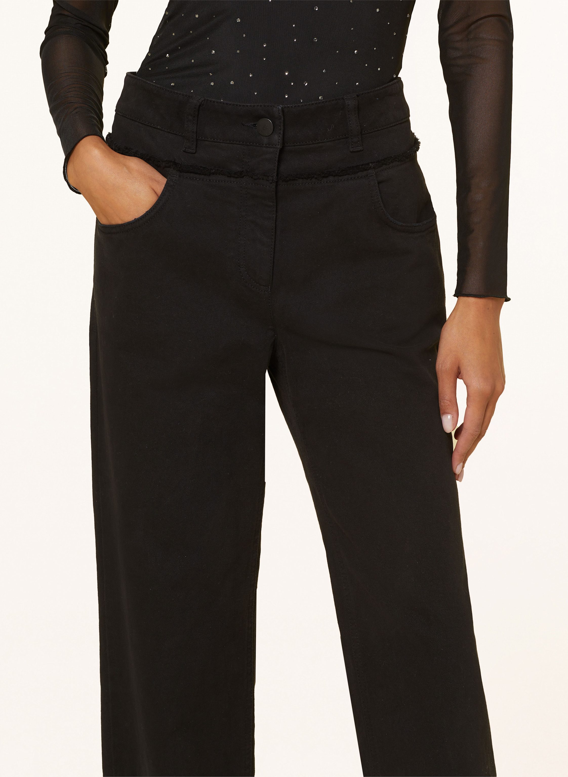 Thumbnail - Luisa Cerano Straight Jeans schwarz