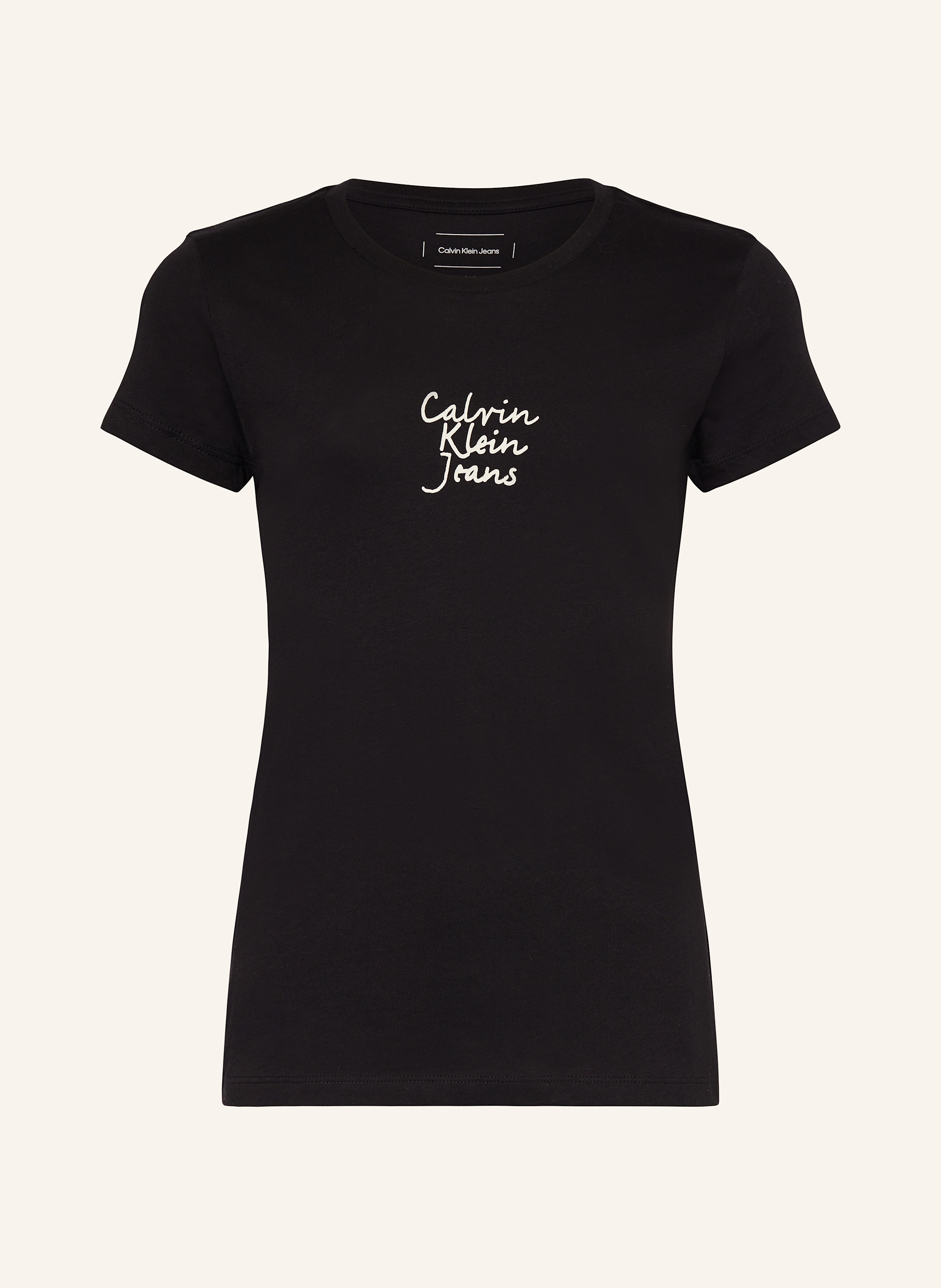 Black calvin klein tshirt store