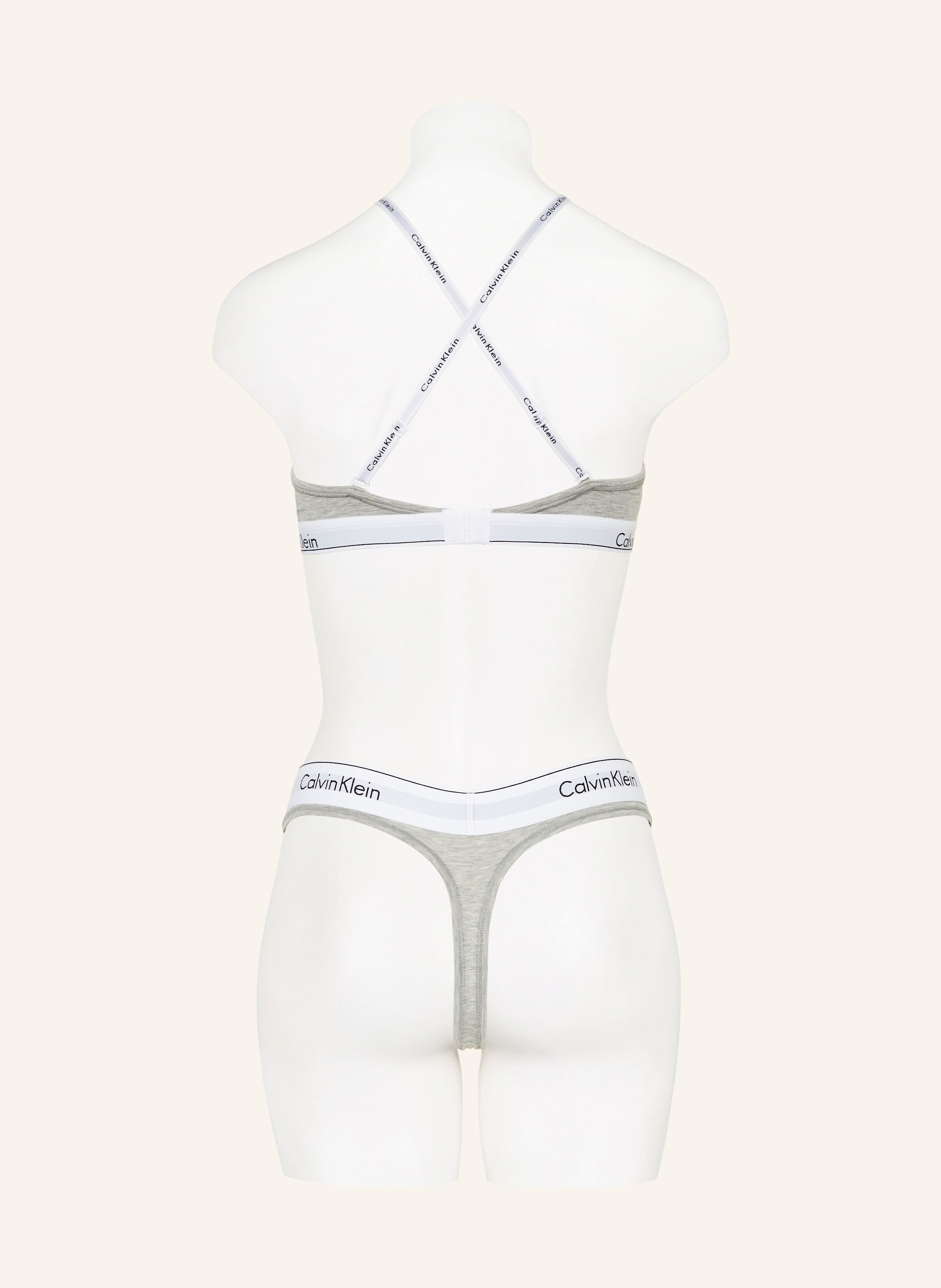 Thumbnail - Calvin Klein Schalen-Bh Modern Cotton grau