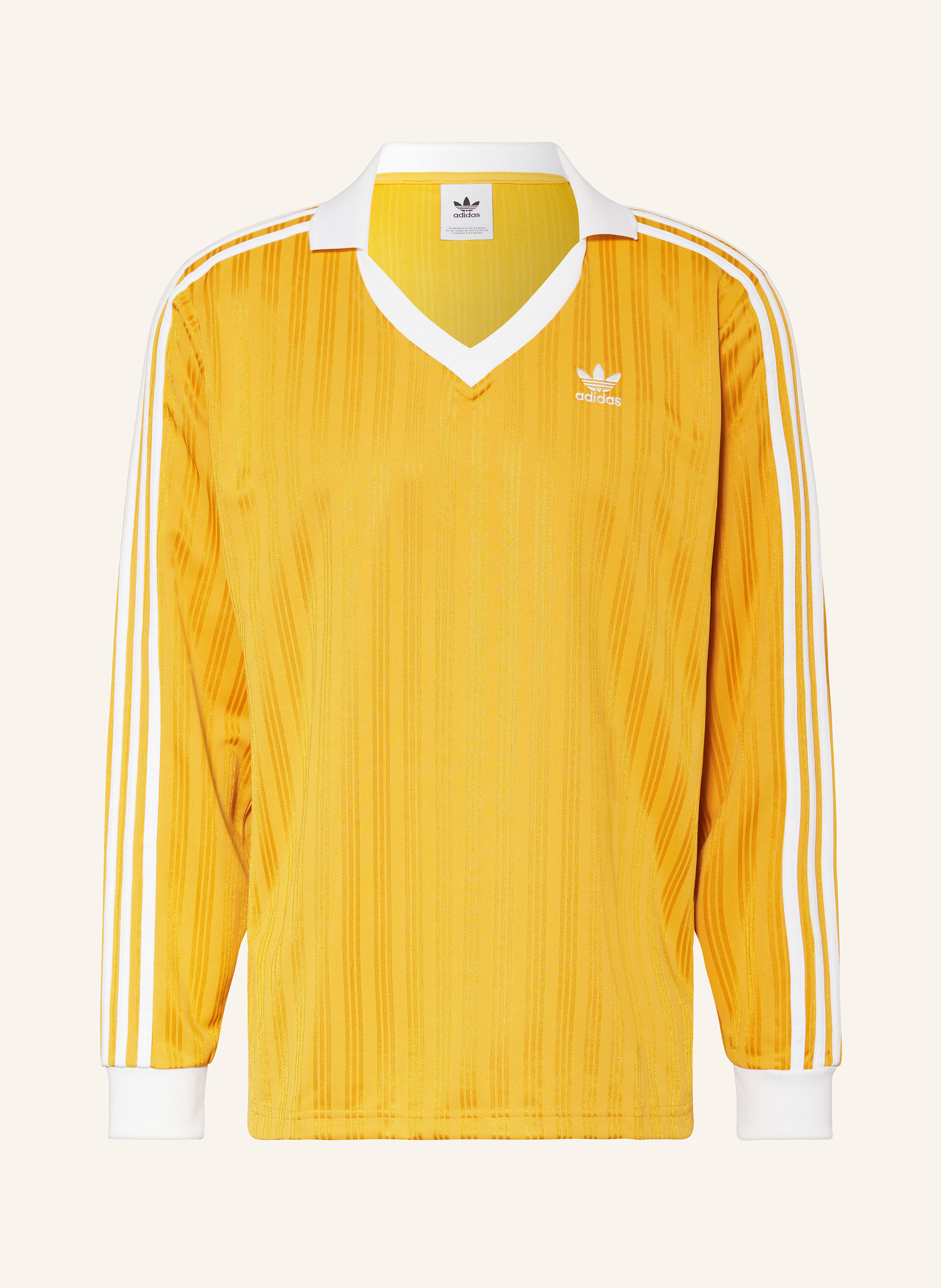 adidas Originals Sweatshirt PIQUE LS in dunkelgelb