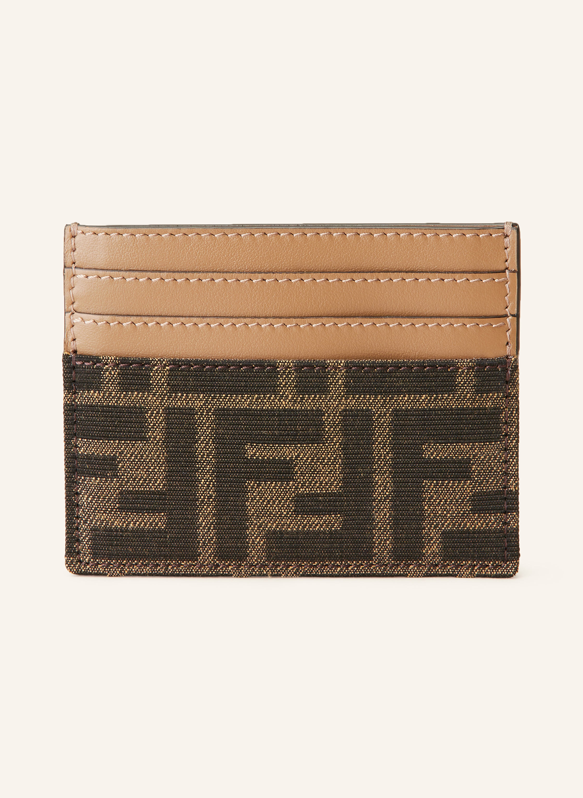 Fendi Fendi Kartenetui Baguette braun in DUNKELBRAUN / CAMEL