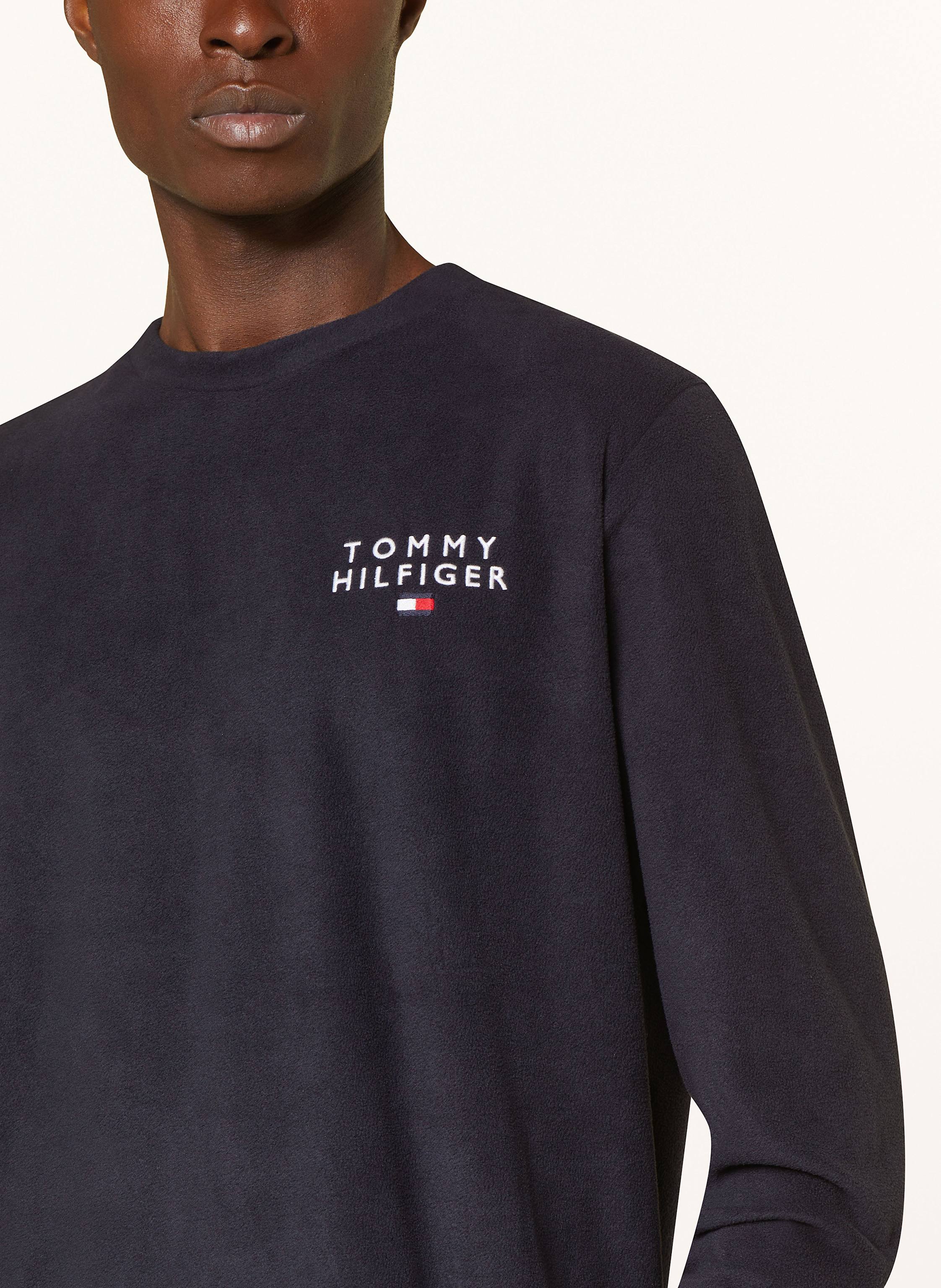 Thumbnail - Tommy Hilfiger Schlafanzug Aus Fleece blau