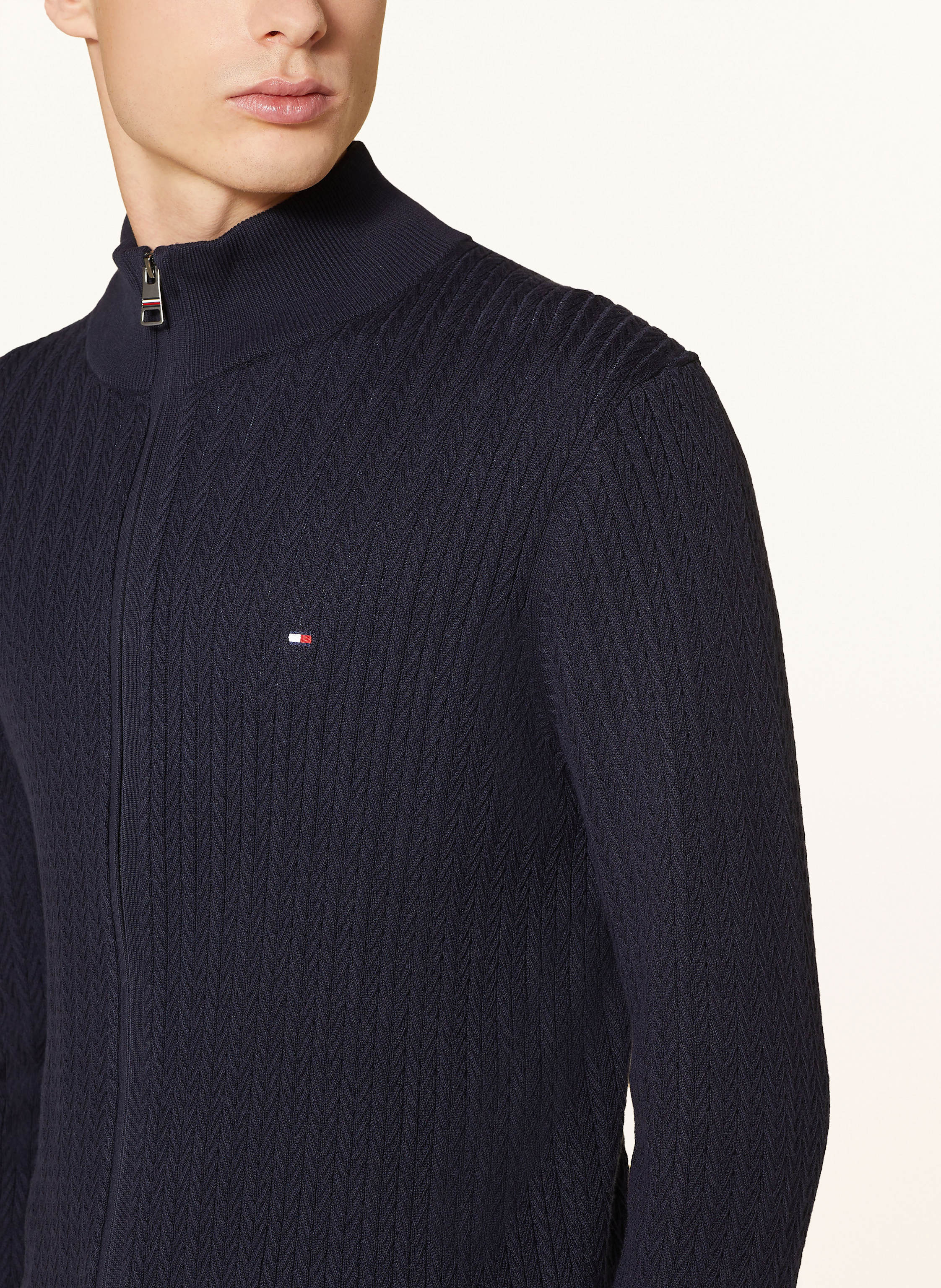 Thumbnail - Tommy Hilfiger Strickjacke blau