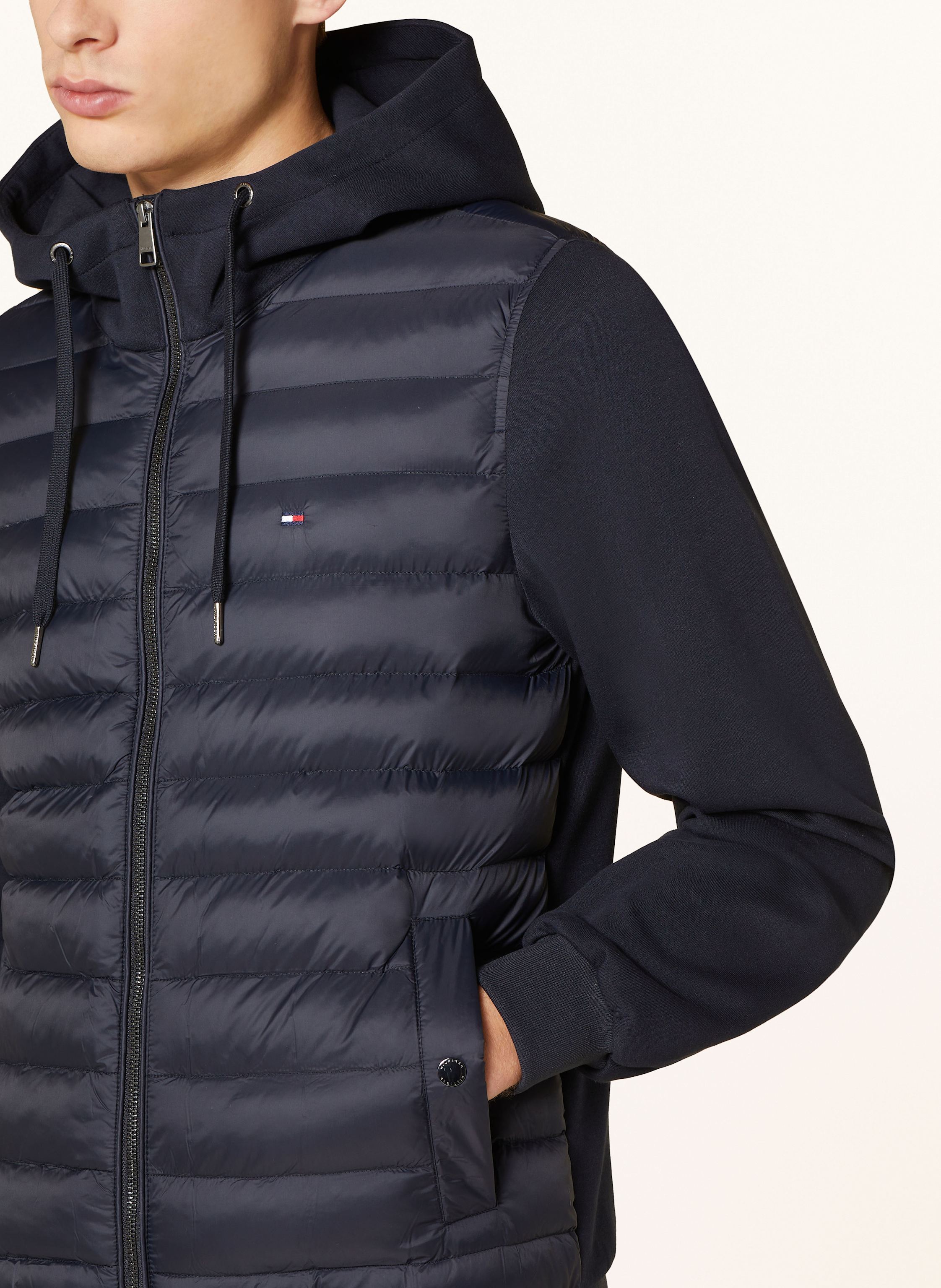 Thumbnail - Tommy Hilfiger Steppjacke Im Materialmix blau