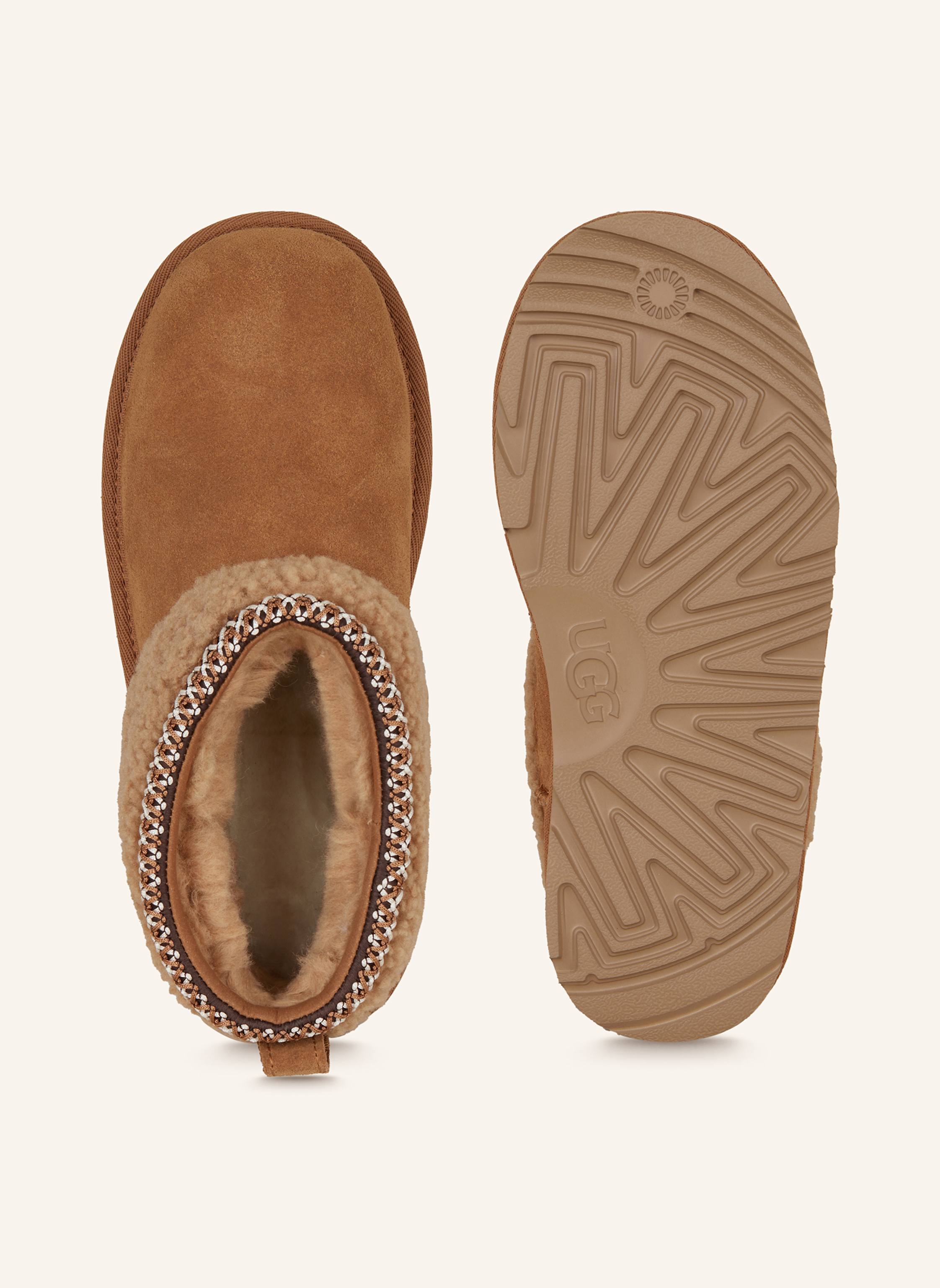 Thumbnail - Ugg Boots Classic Ultra Mini Curly braun
