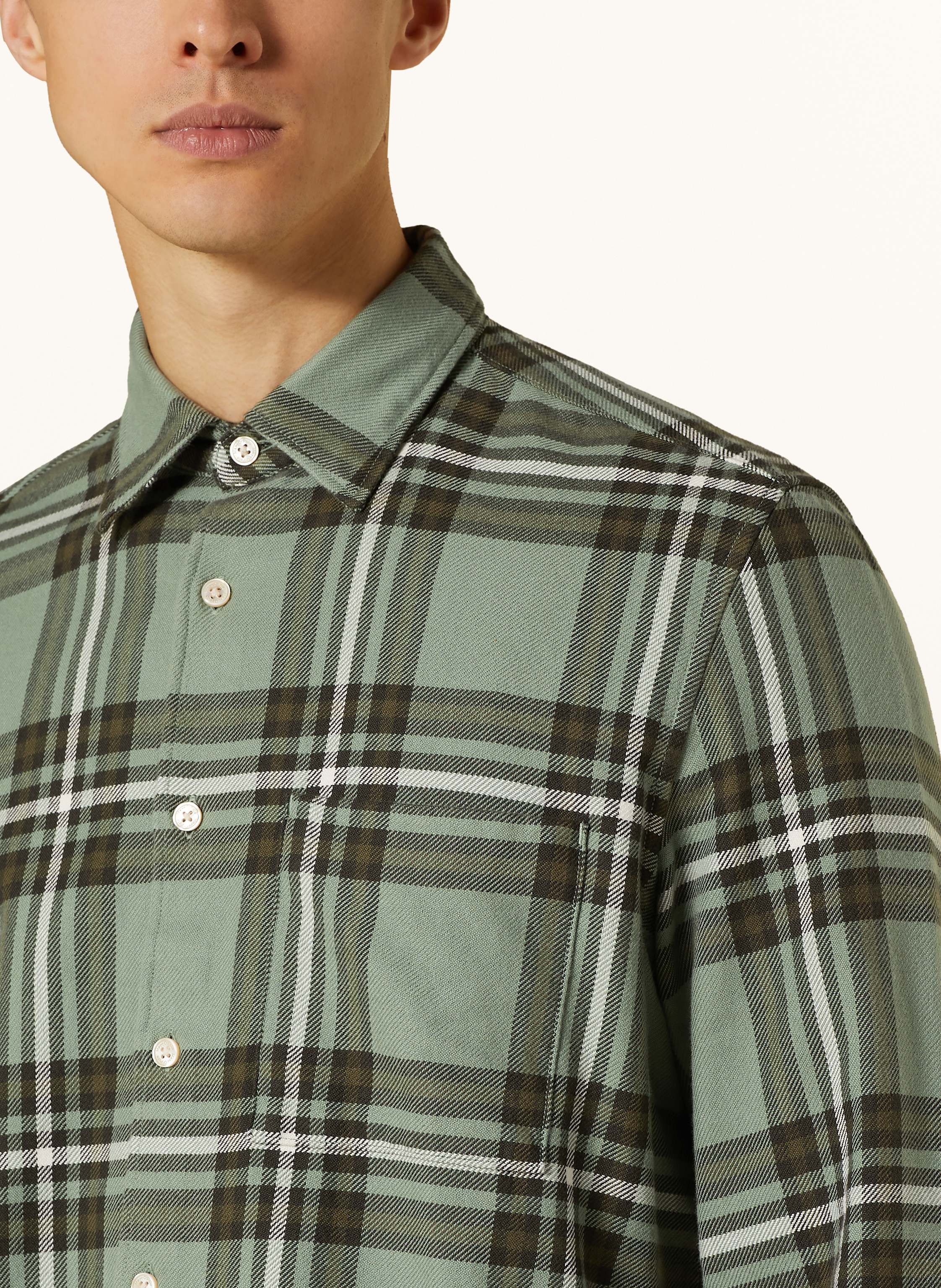 Thumbnail - Marc O'polo Hemd Comfort Fit gruen