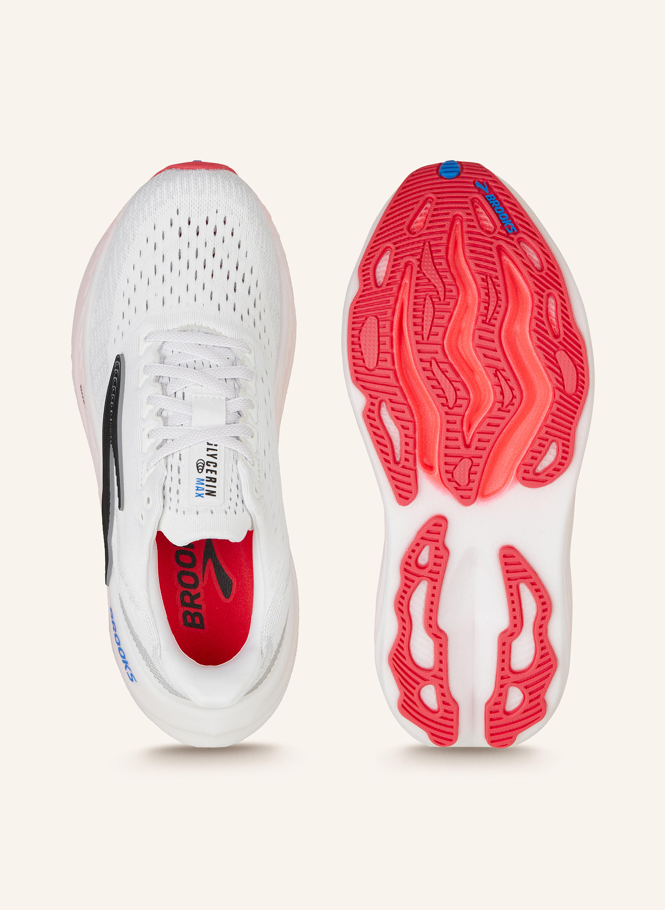 Thumbnail - Brooks Laufschuhe Glycerin Max weiss