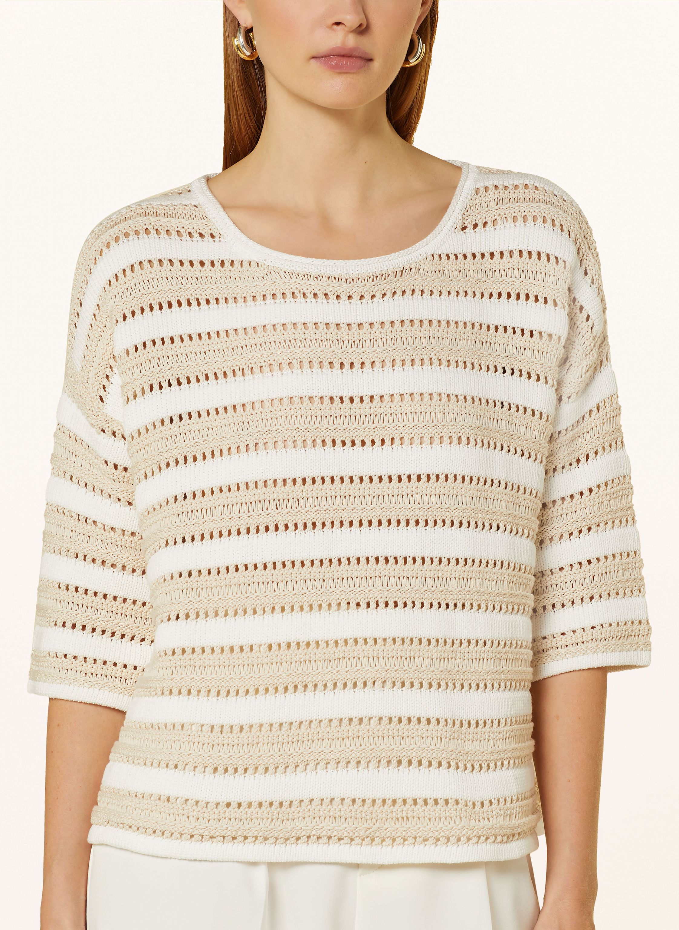 Thumbnail - Darling Harbour Pullover Mit 3/4-Arm weiss