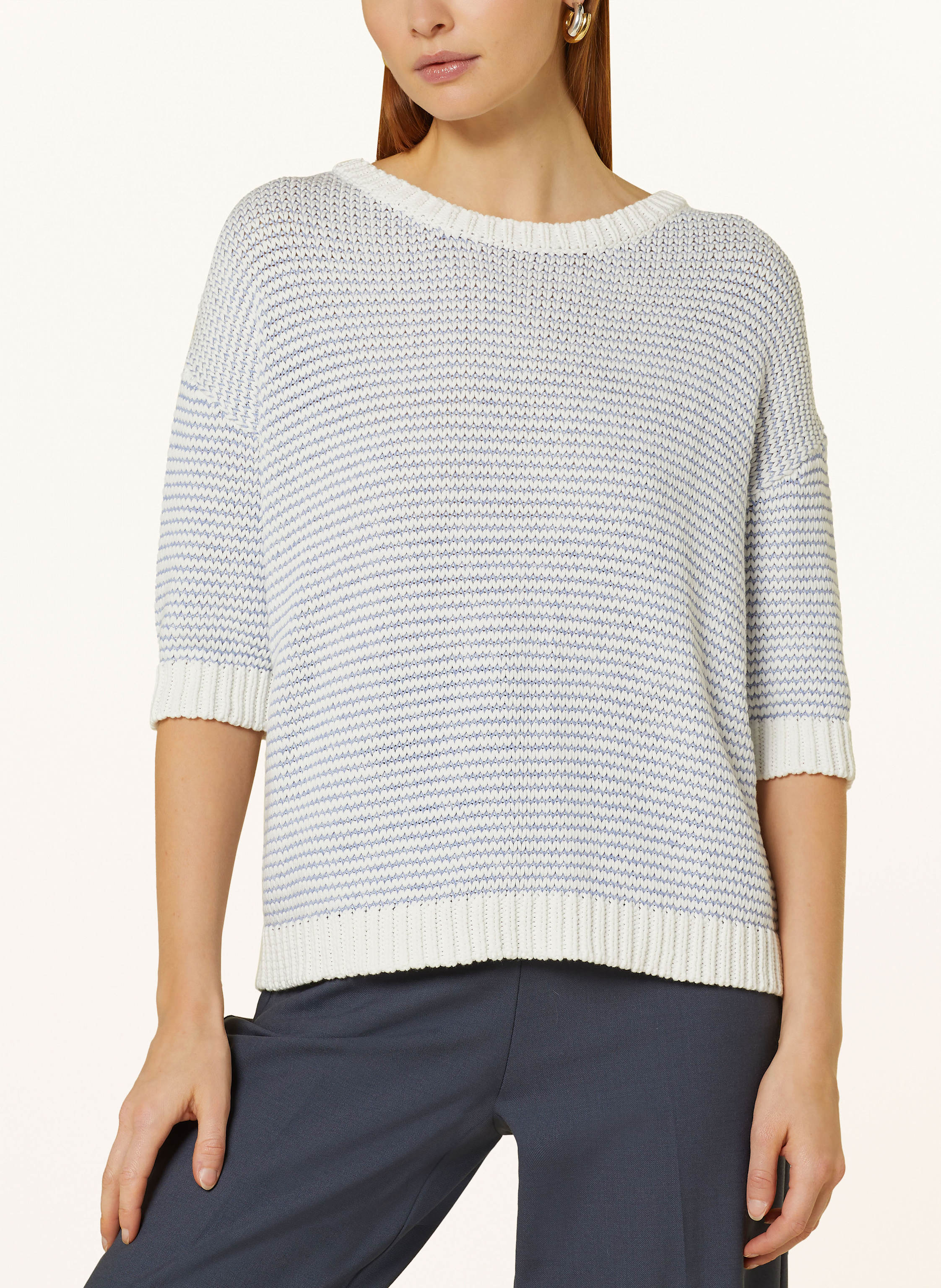 Thumbnail - Darling Harbour Pullover Mit 3/4-Arm weiss