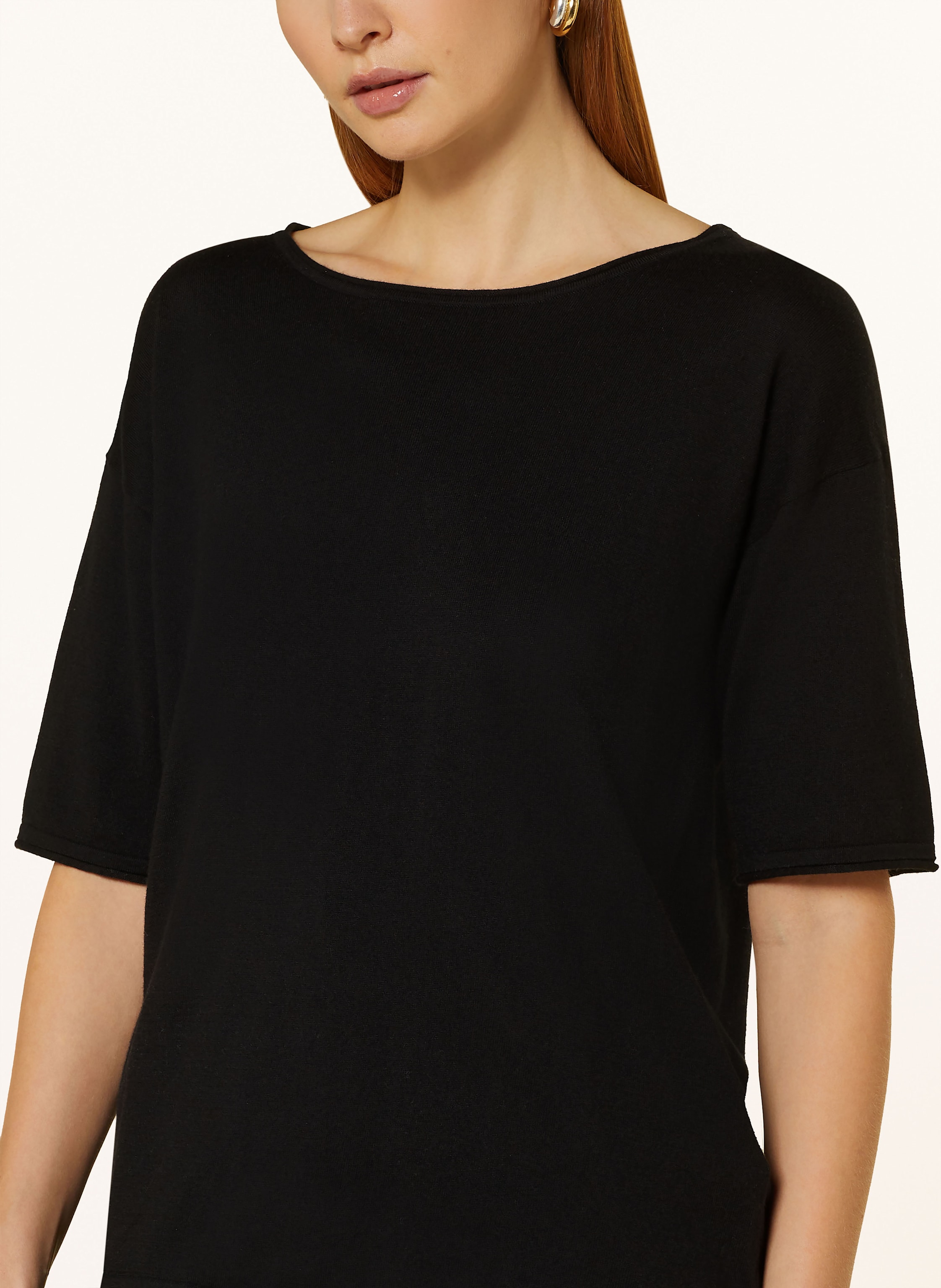 Thumbnail - Darling Harbour Strickshirt schwarz