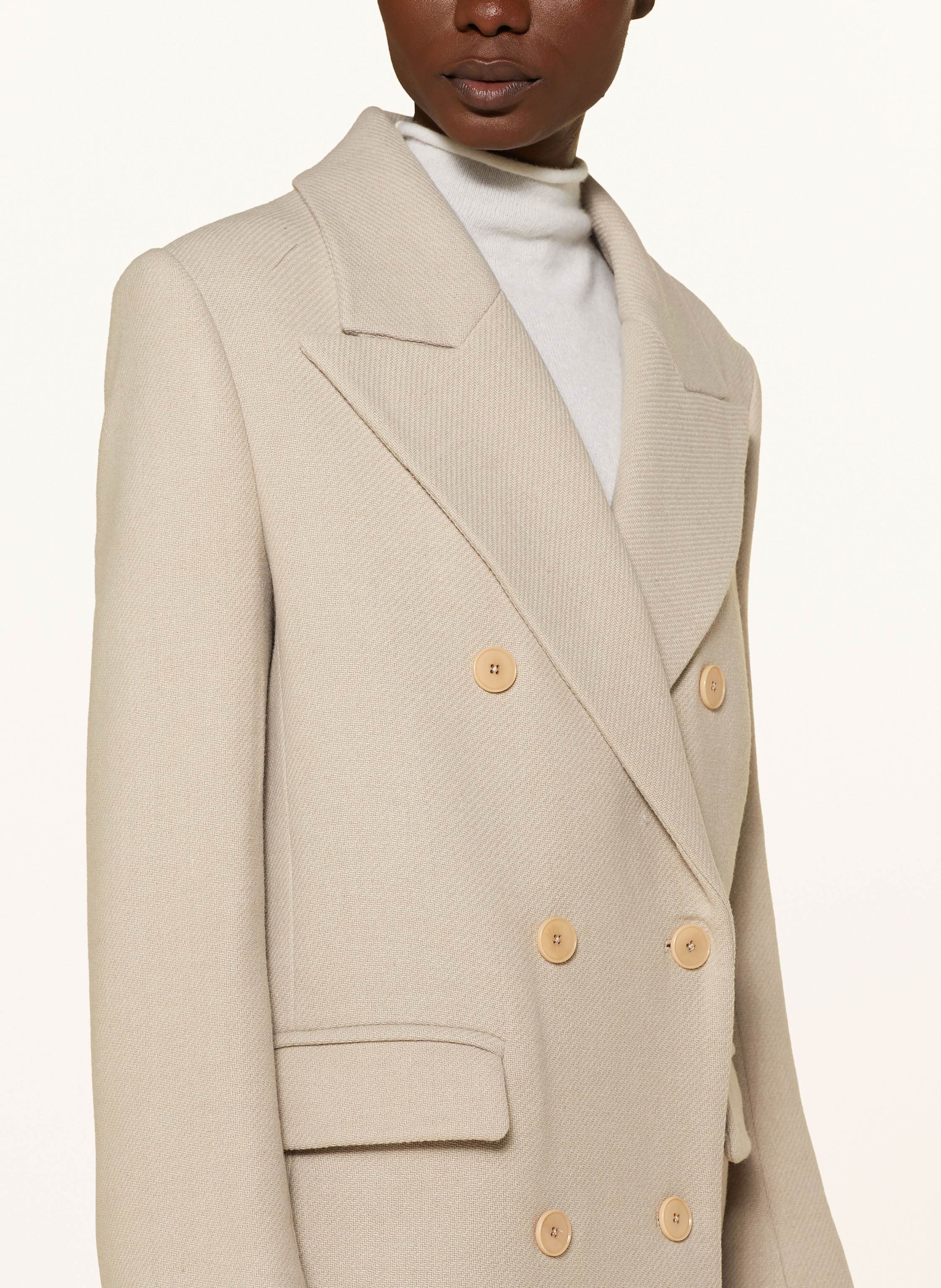 Thumbnail - Drykorn Wollmantel Worcester braun