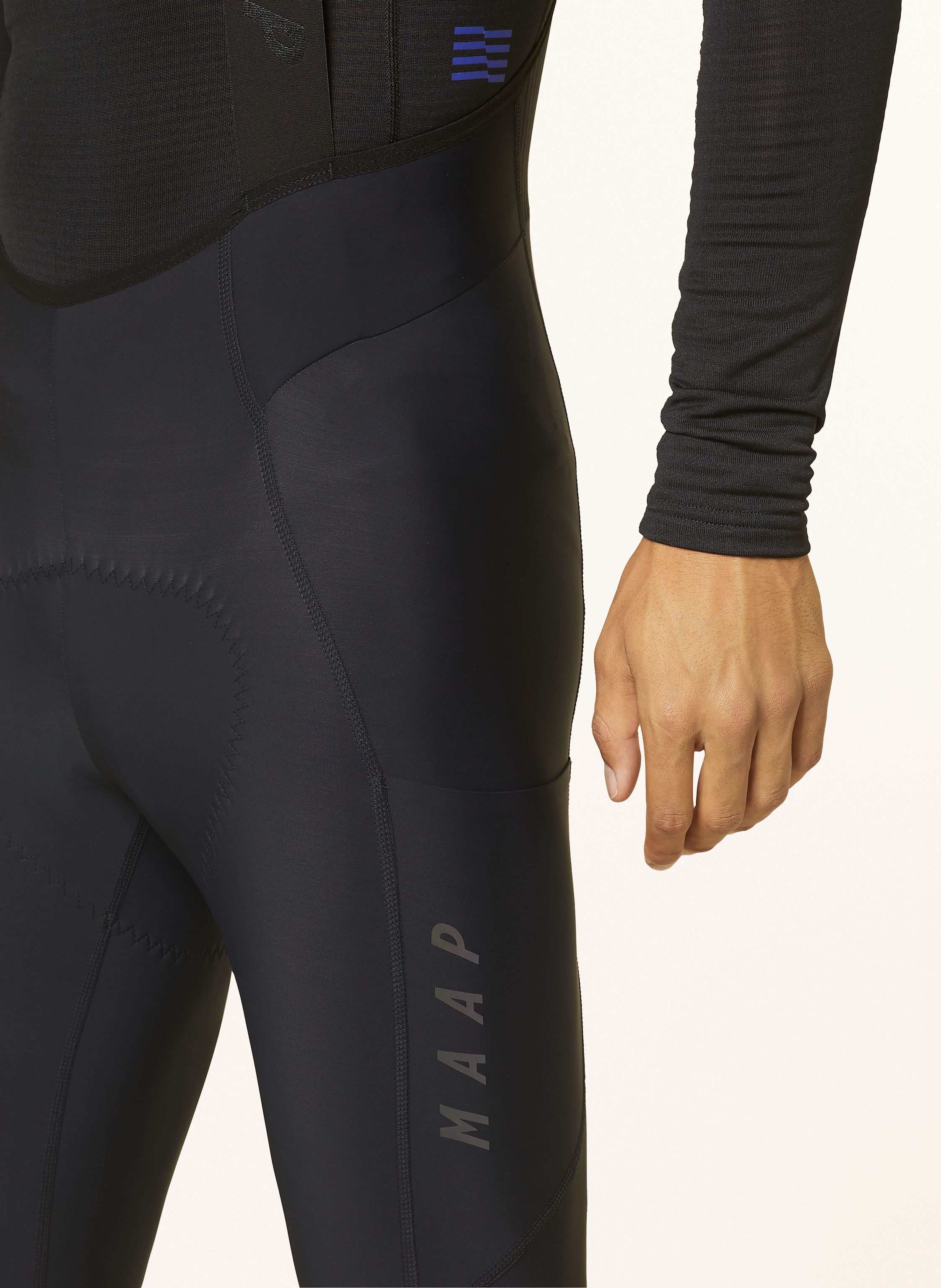 Thumbnail - Maap Radhose Team Evo Mit Trägern Und Gepolstertem Einsatz schwarz