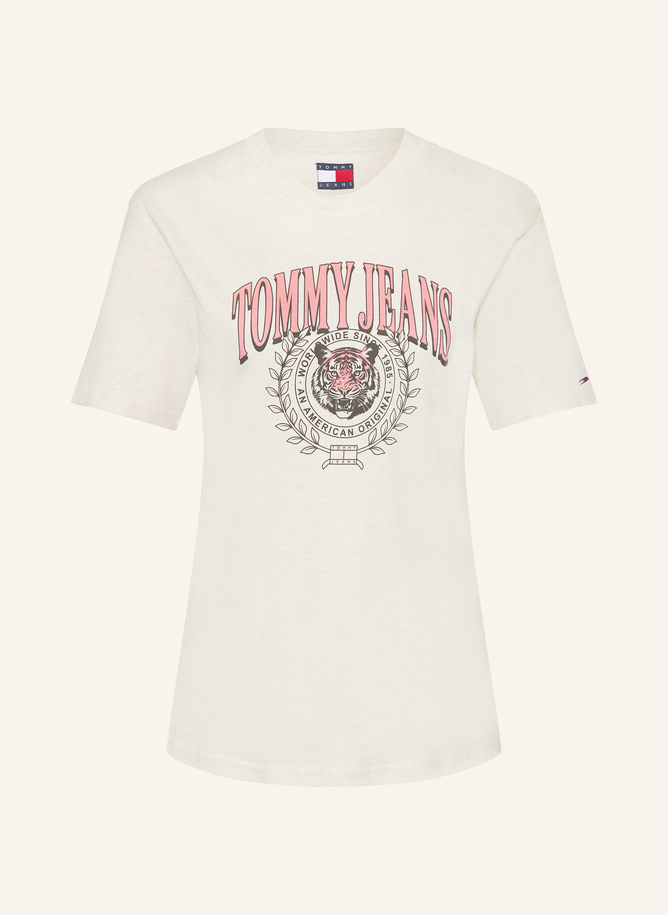 TOMMY JEANS T Shirt in ecru
