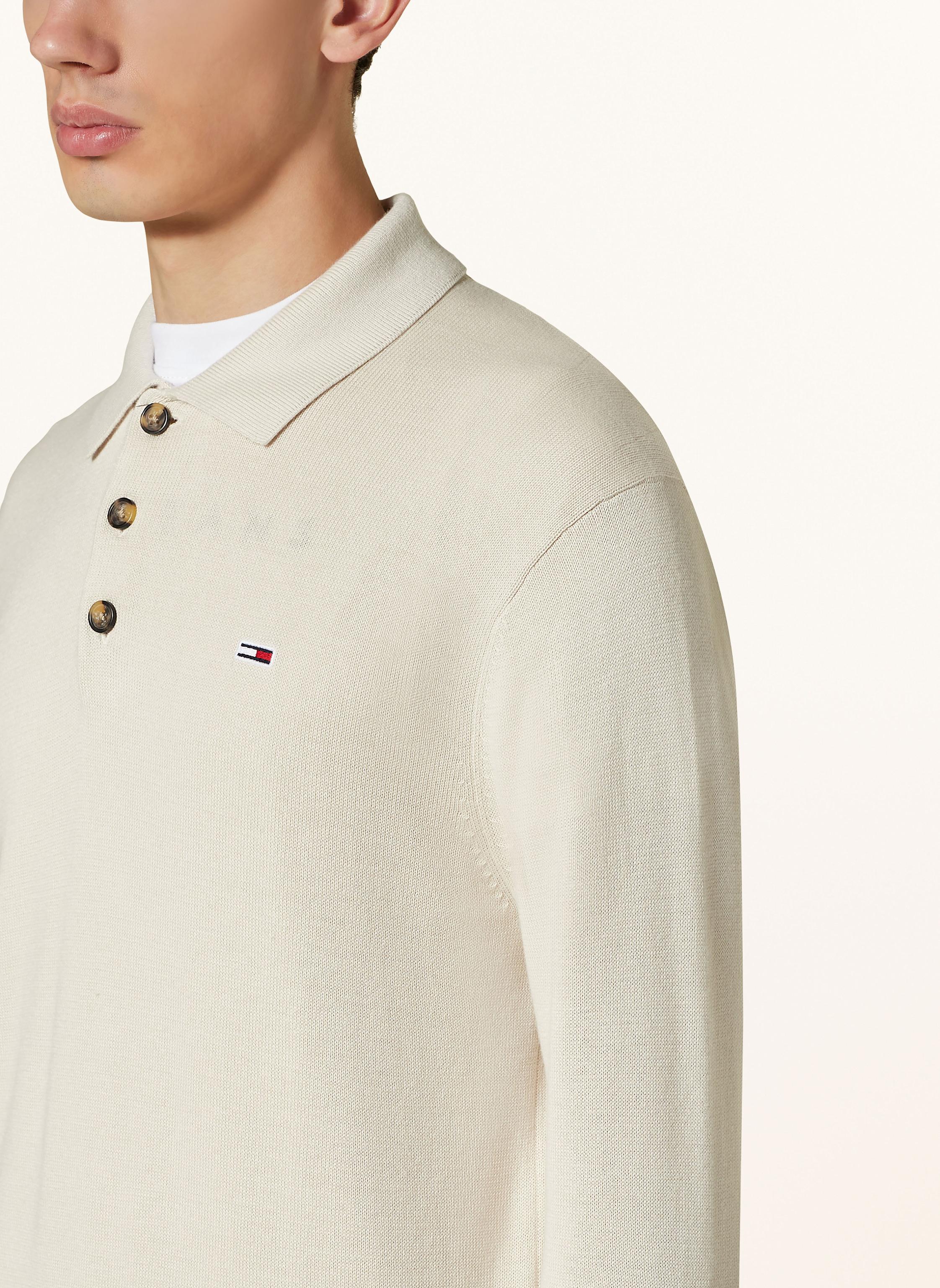 Thumbnail - Tommy Jeans Strick-Poloshirt beige