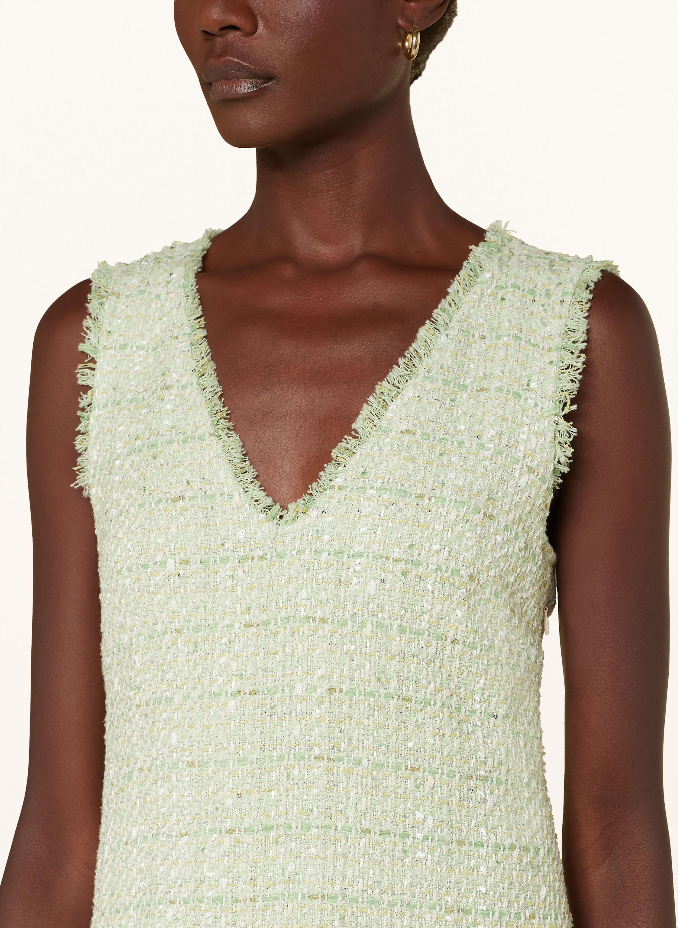 Thumbnail - Riani Etuikleid Aus Tweed Mit Pailletten gruen