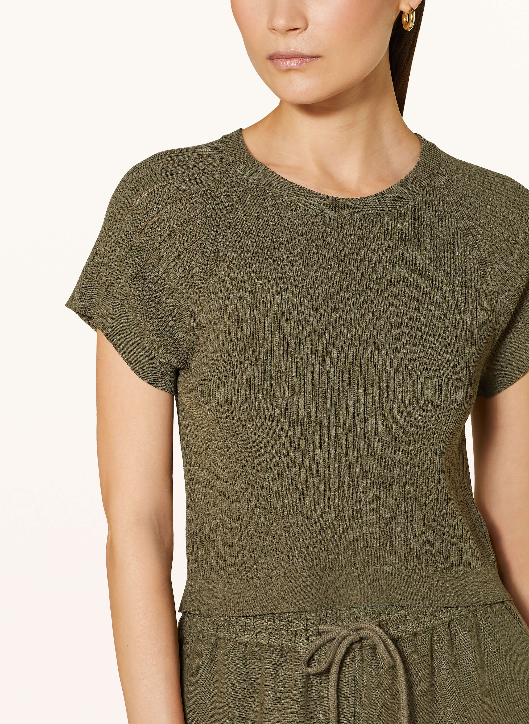 Thumbnail - Riani Cropped-Strickshirt gruen