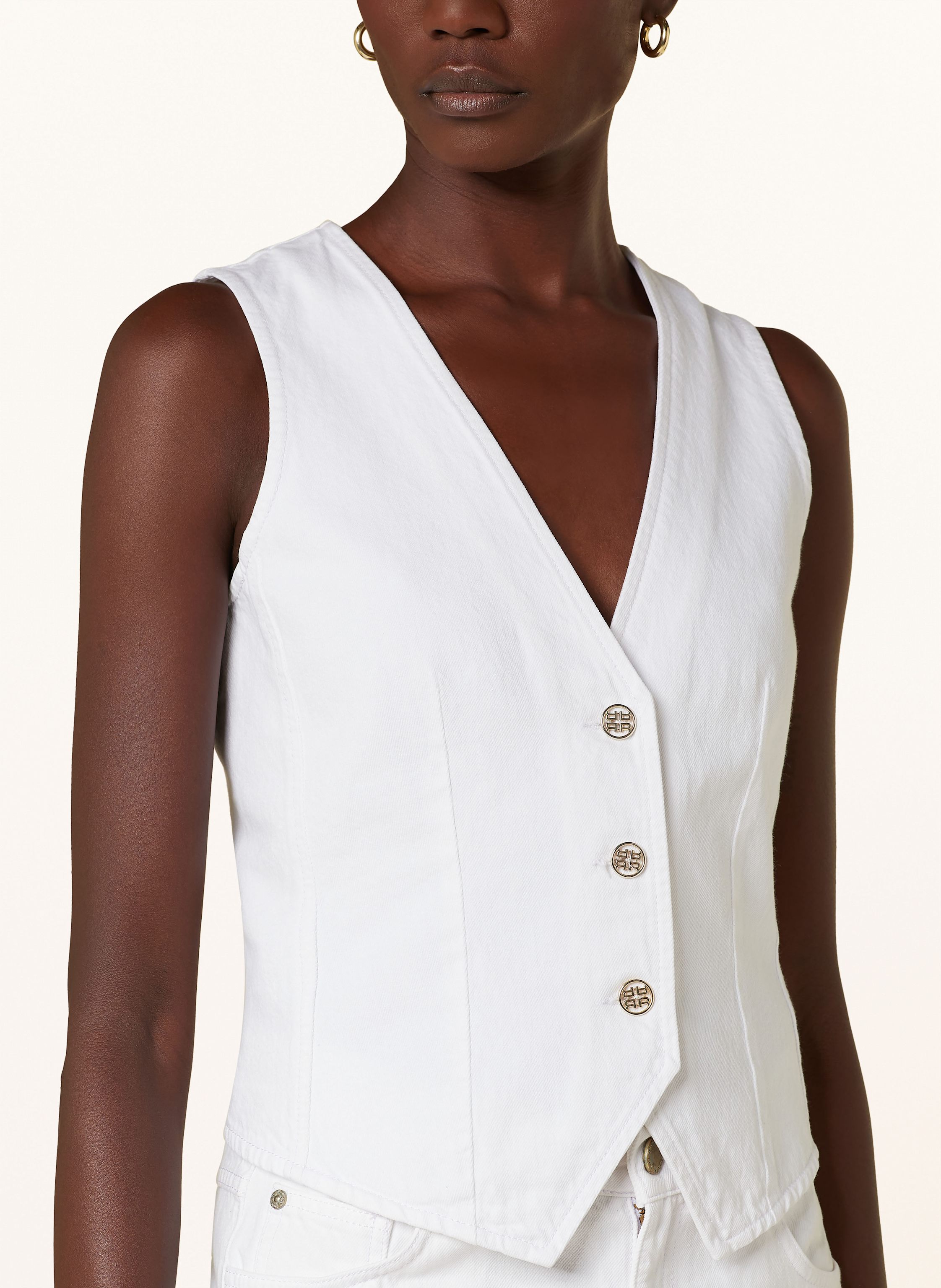 Thumbnail - Riani Jeansweste weiss