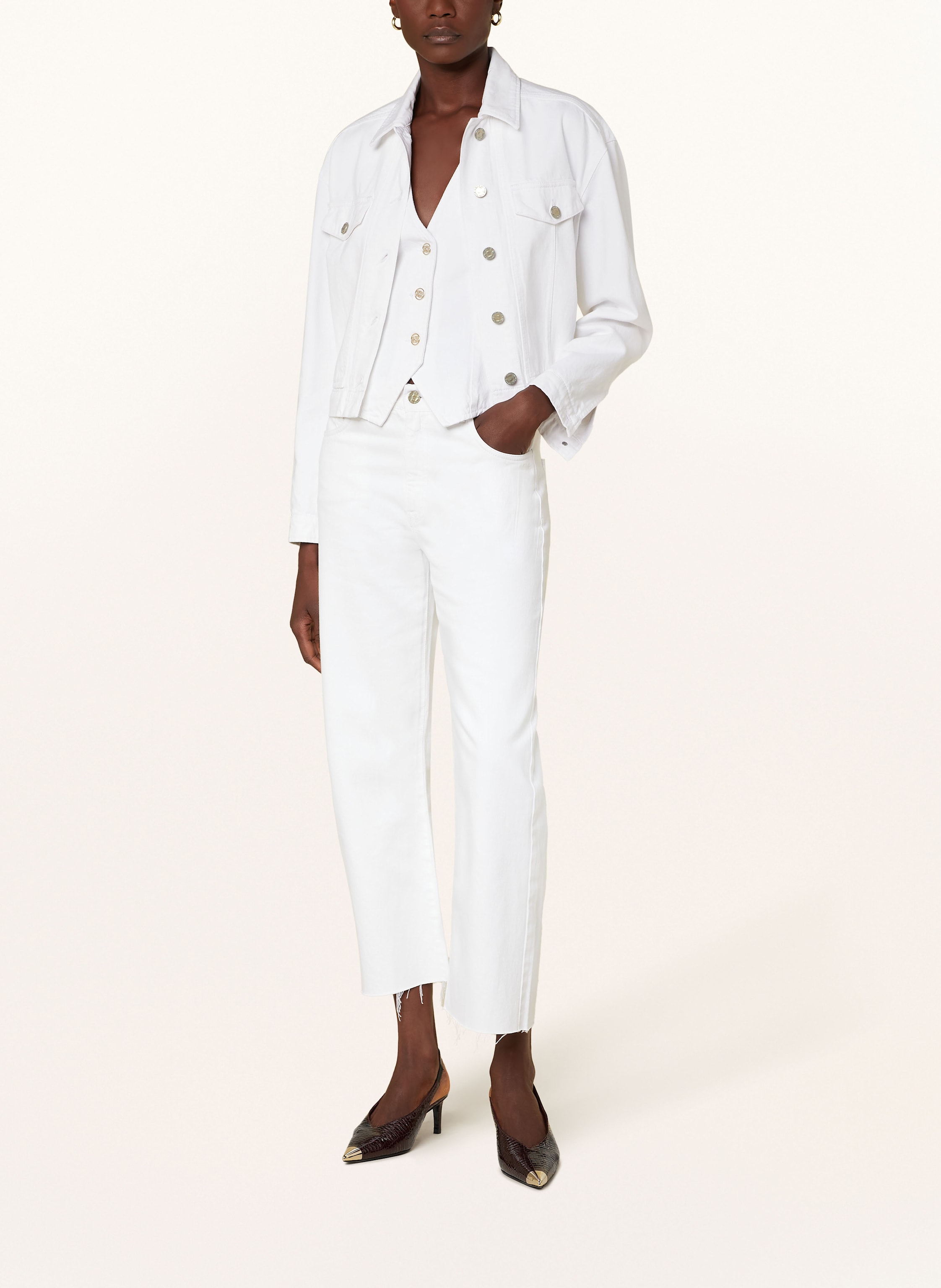 Thumbnail - Riani Jeansweste weiss