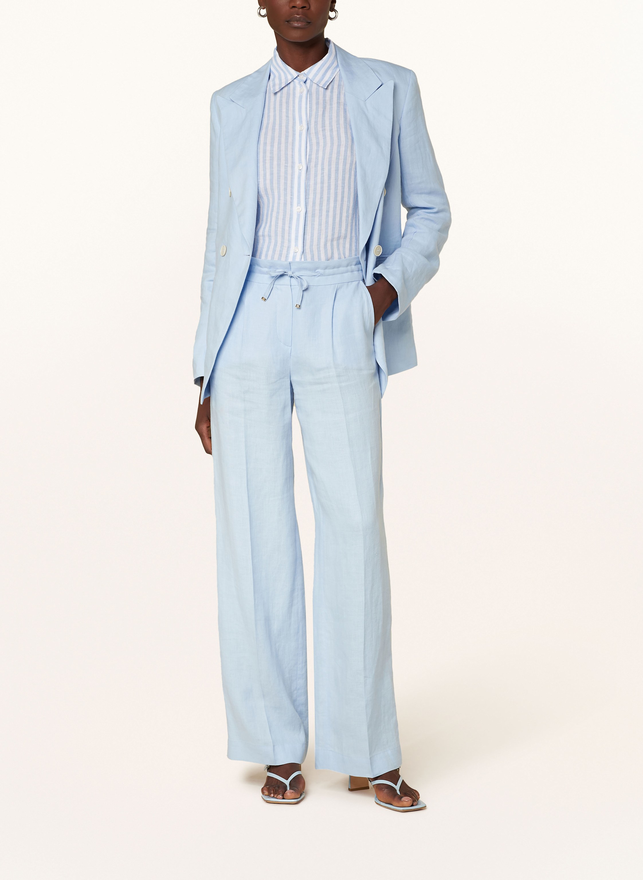 Thumbnail - Riani Hemdbluse Aus Leinen blau