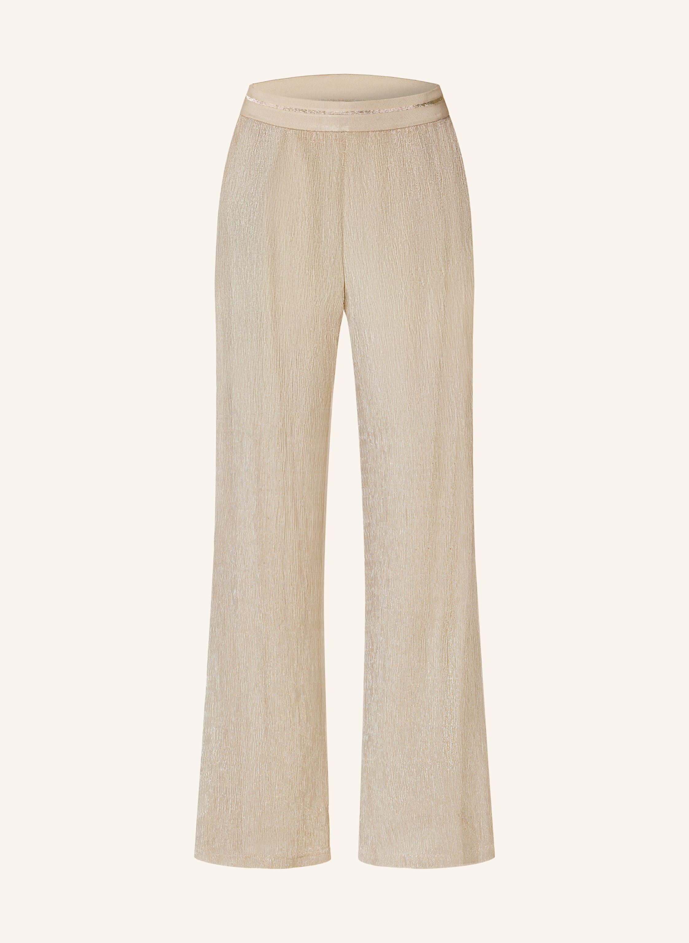 Riani Marlenehose Mit Glitzergarn gold