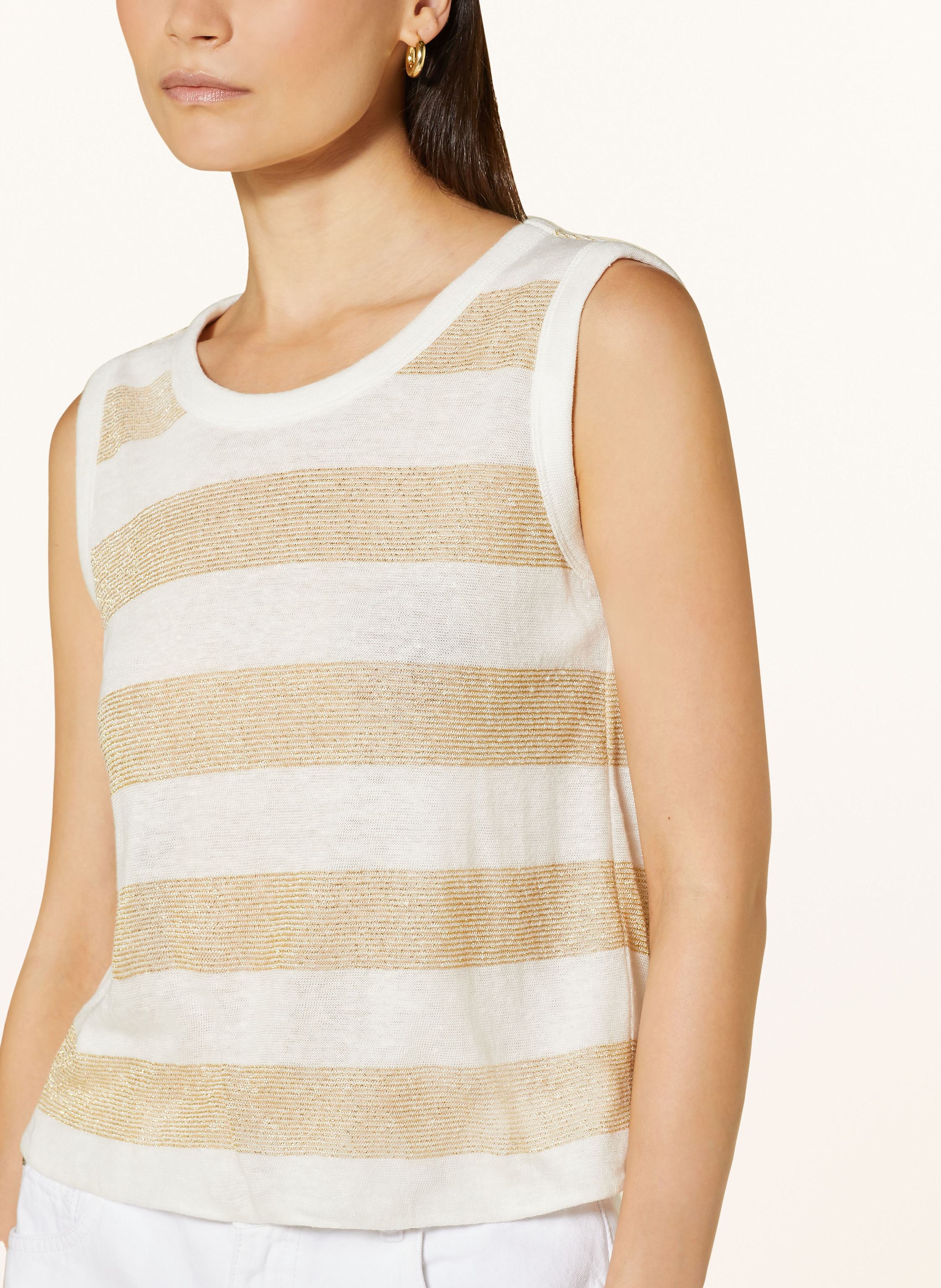 Thumbnail - Riani Stricktop Mit Glitzergarn weiss