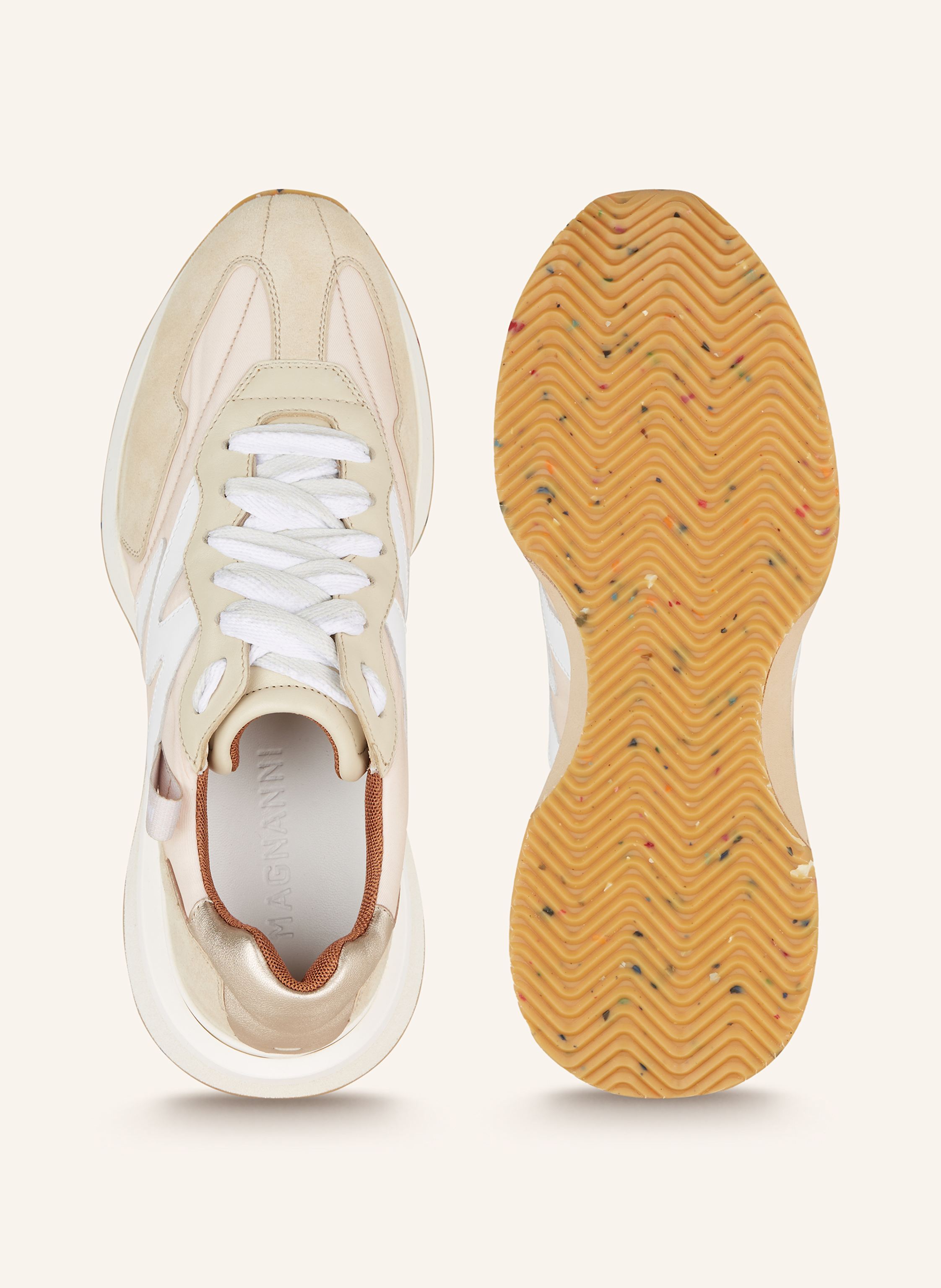 Thumbnail - Magnanni Sneaker beige