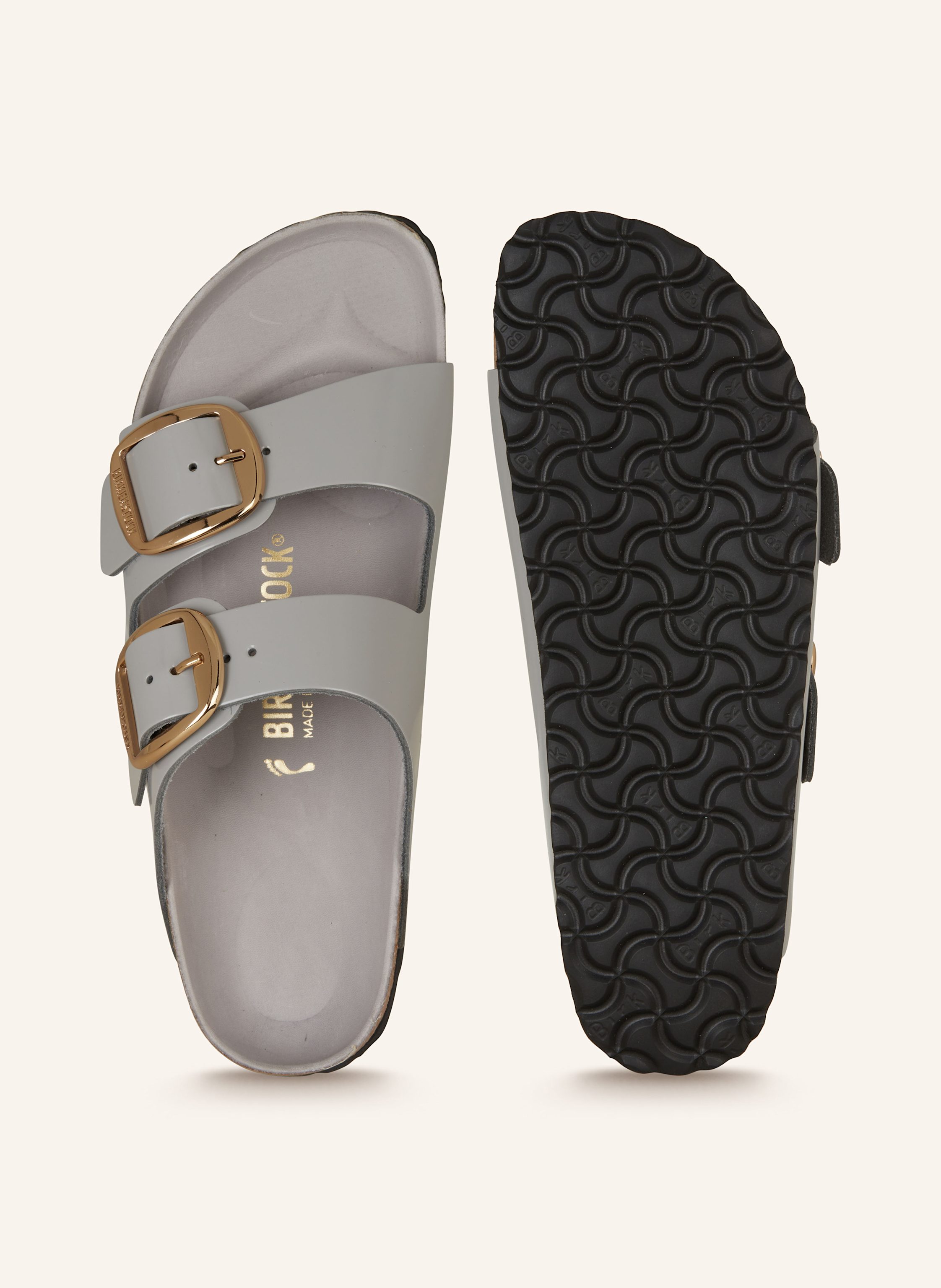 Thumbnail - Birkenstock Pantoletten Arizona Big Buckle grau