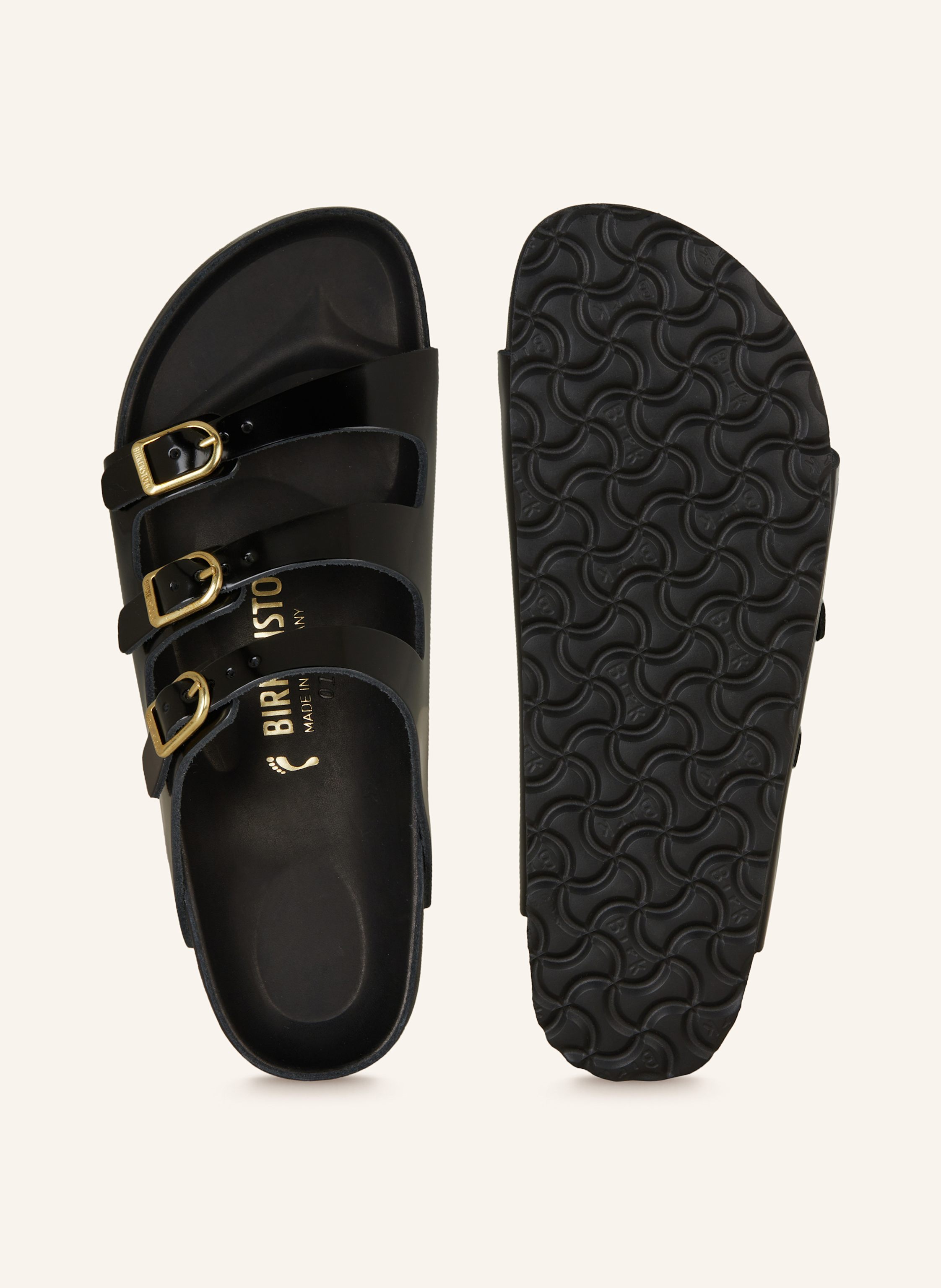 Thumbnail - Birkenstock Pantoletten Florida Exq Lena Hs schwarz