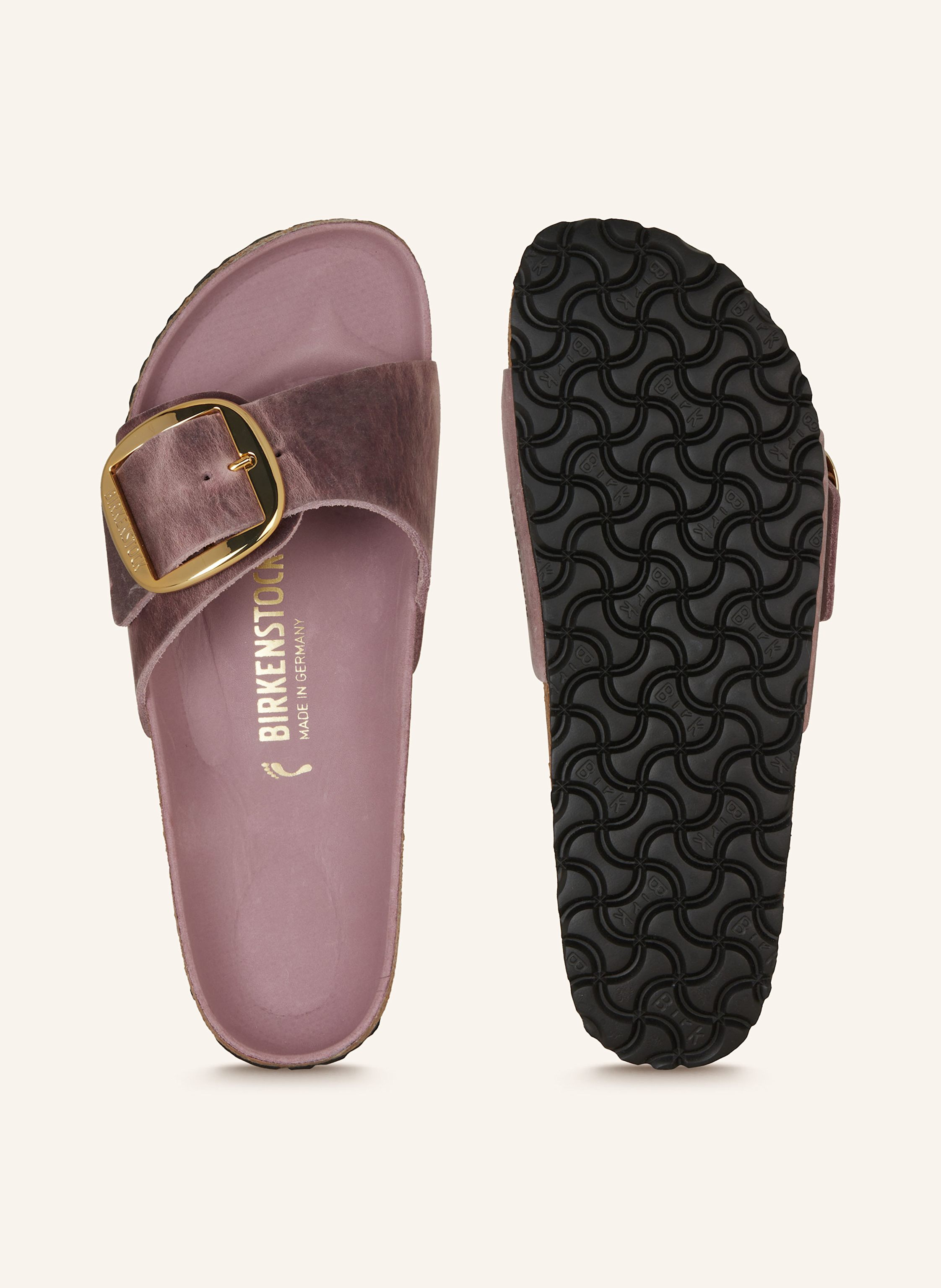 Thumbnail - Birkenstock Pantoletten Madrid Big Buckle Leoi lila