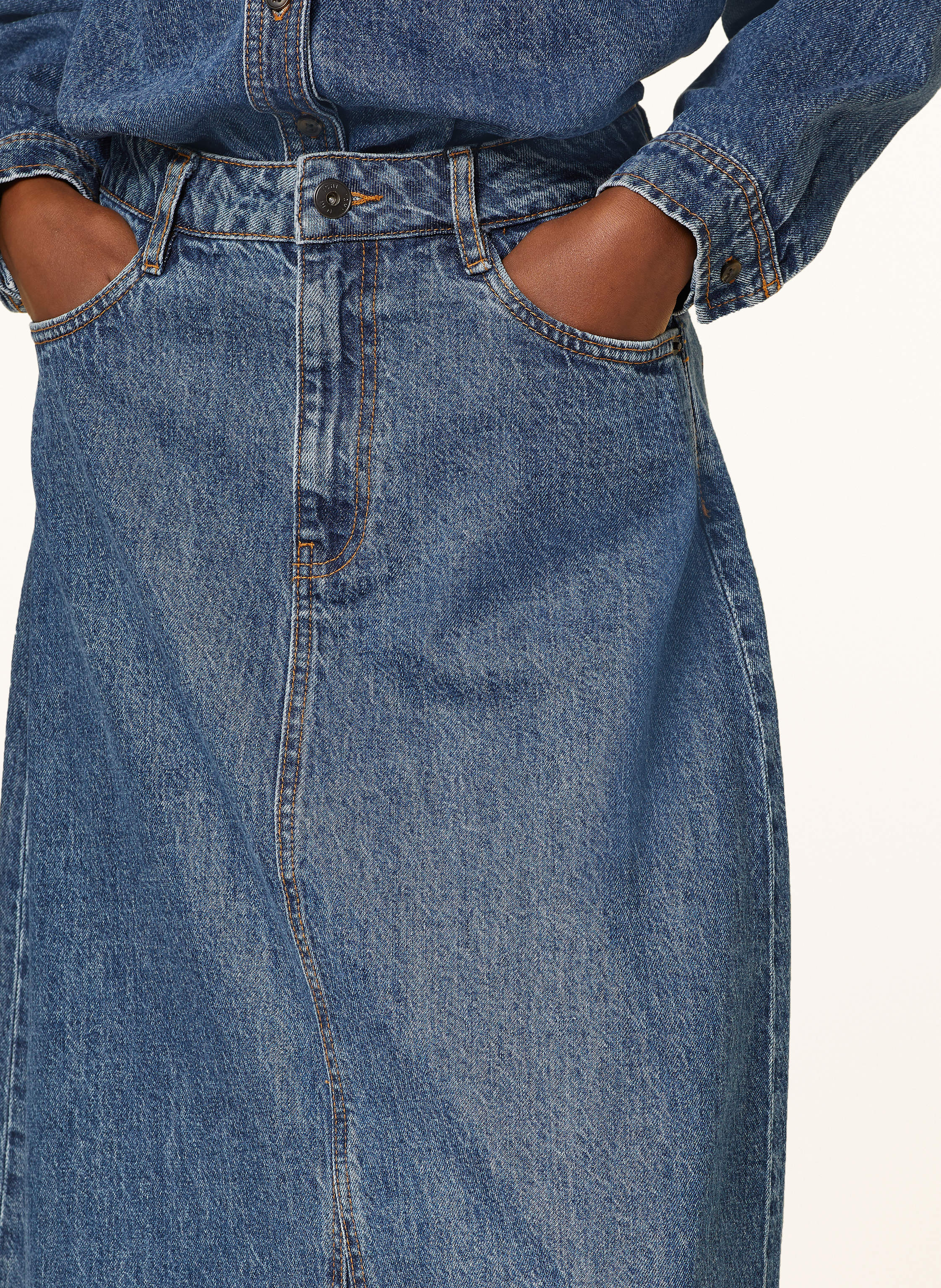 Thumbnail - Ichi Jeansrock Ihaveny blau