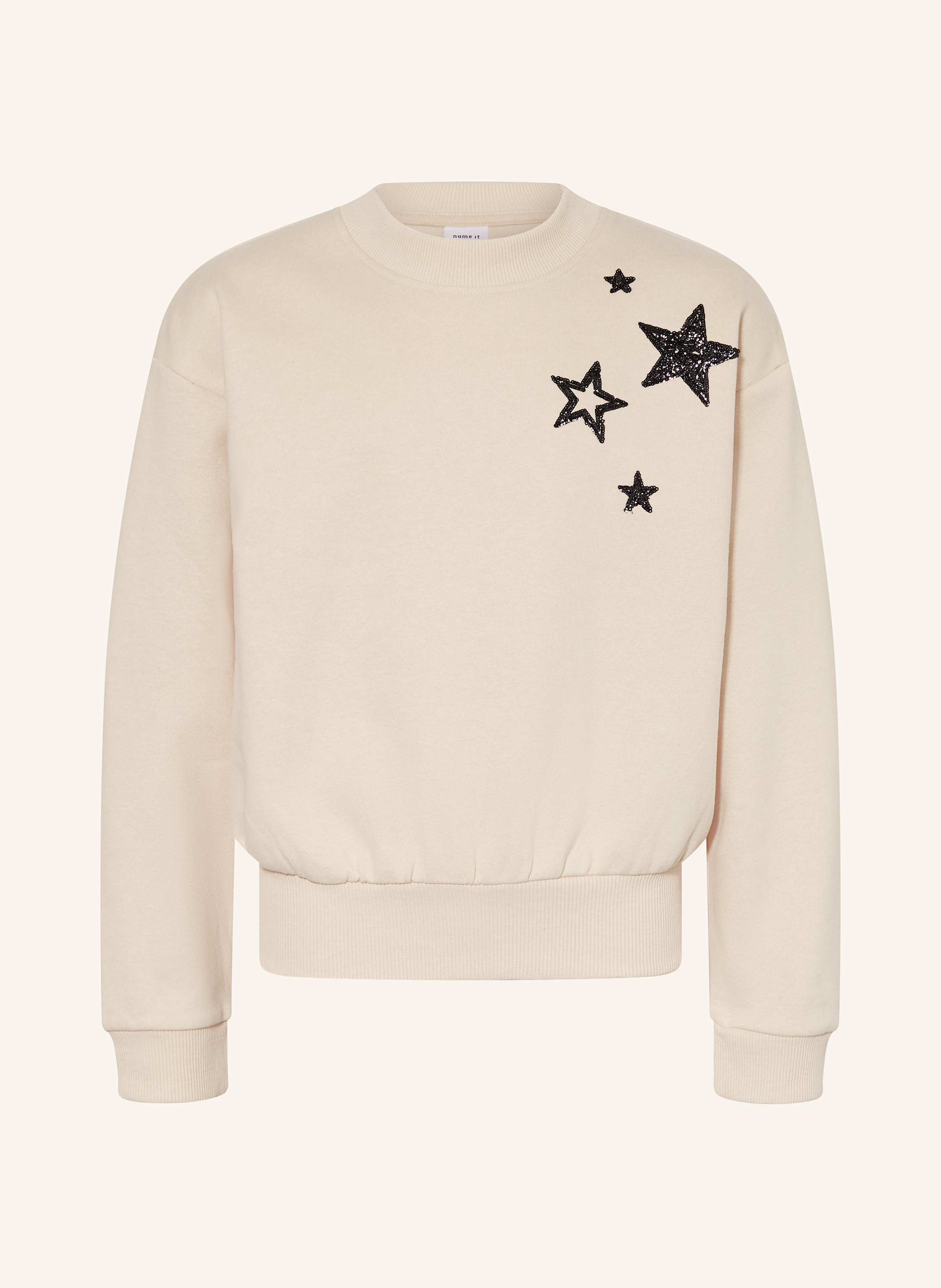 NAME IT Nkftille Sweat à Capuche Fille Coton Bio - Sweat Col Rond Confortable Et Écologique