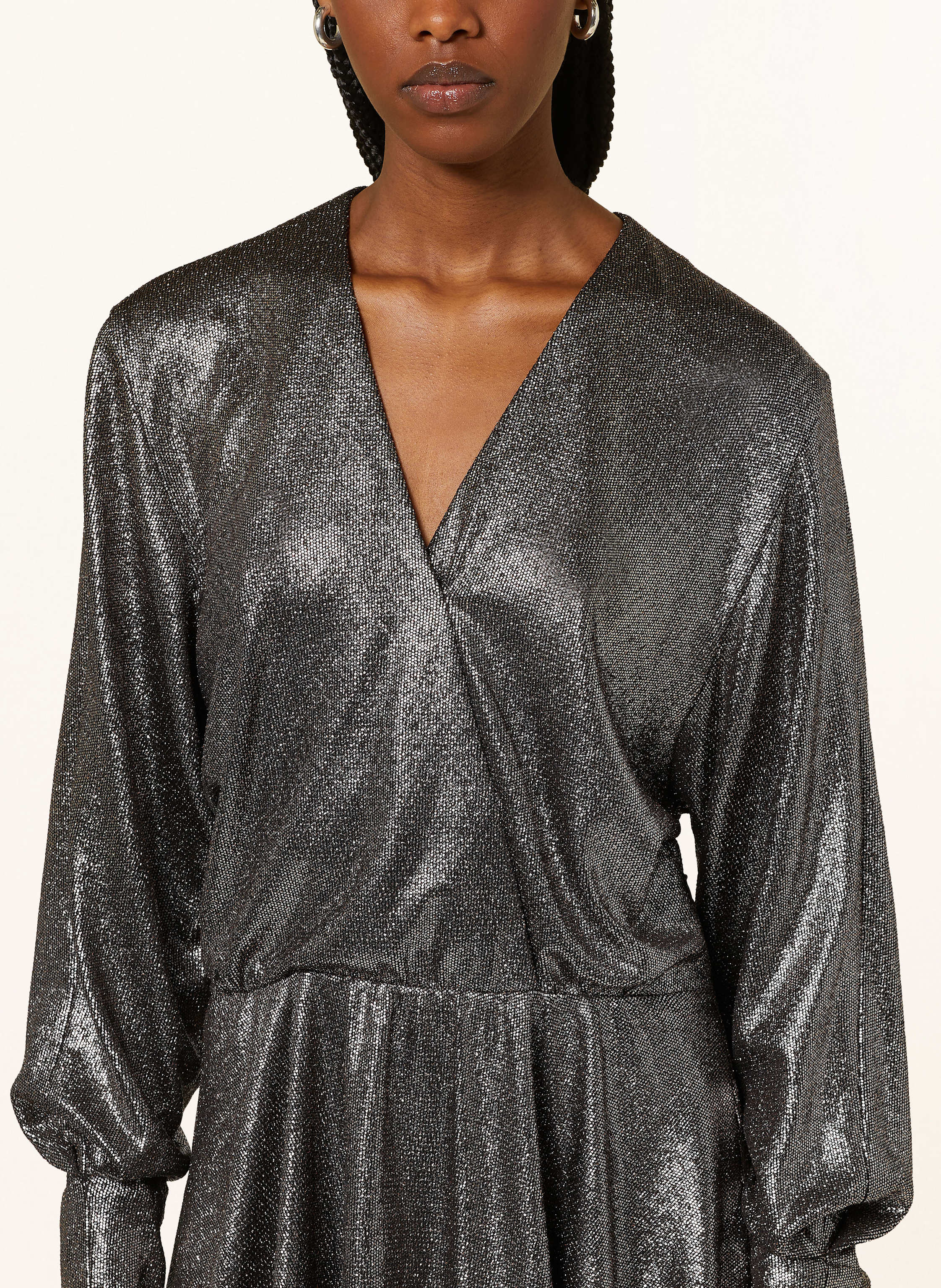 Thumbnail - Marant Étoile Jerseykleid Alexane silber