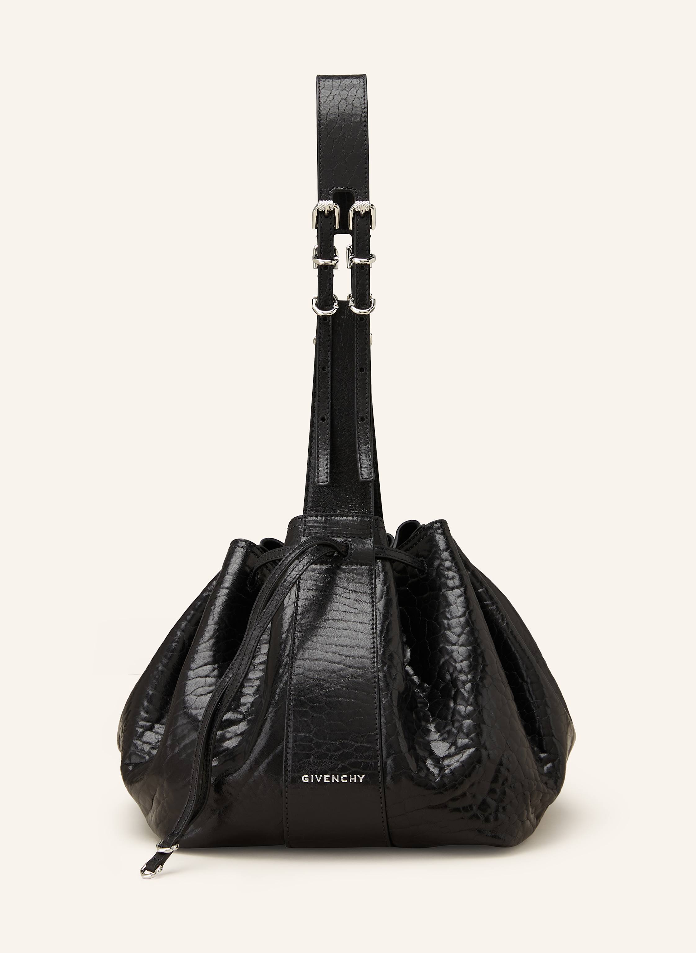 Black leather givenchy bag clearance