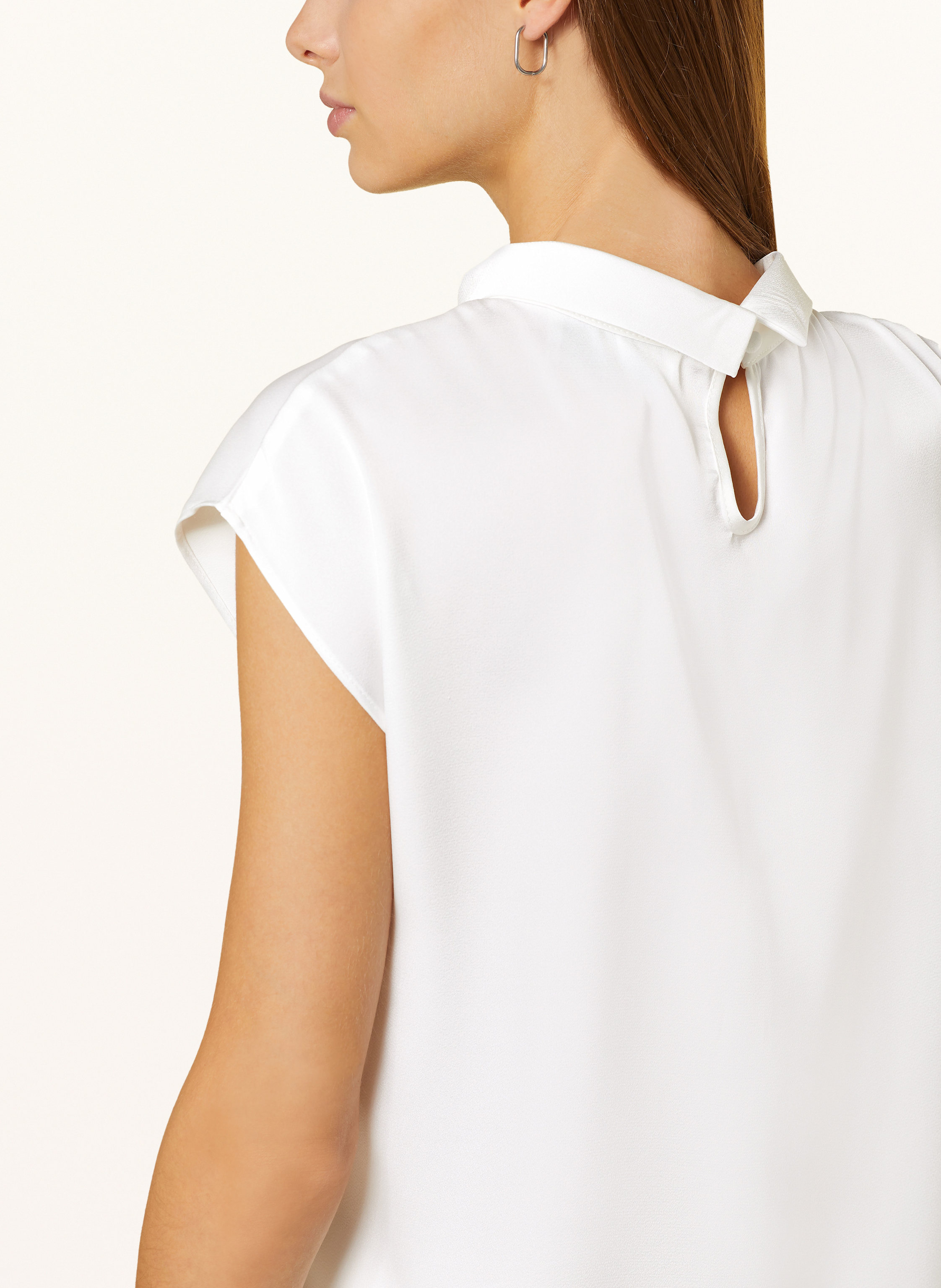 Thumbnail - Neo Noir Blusenshirt Fleur Aus Satin weiss