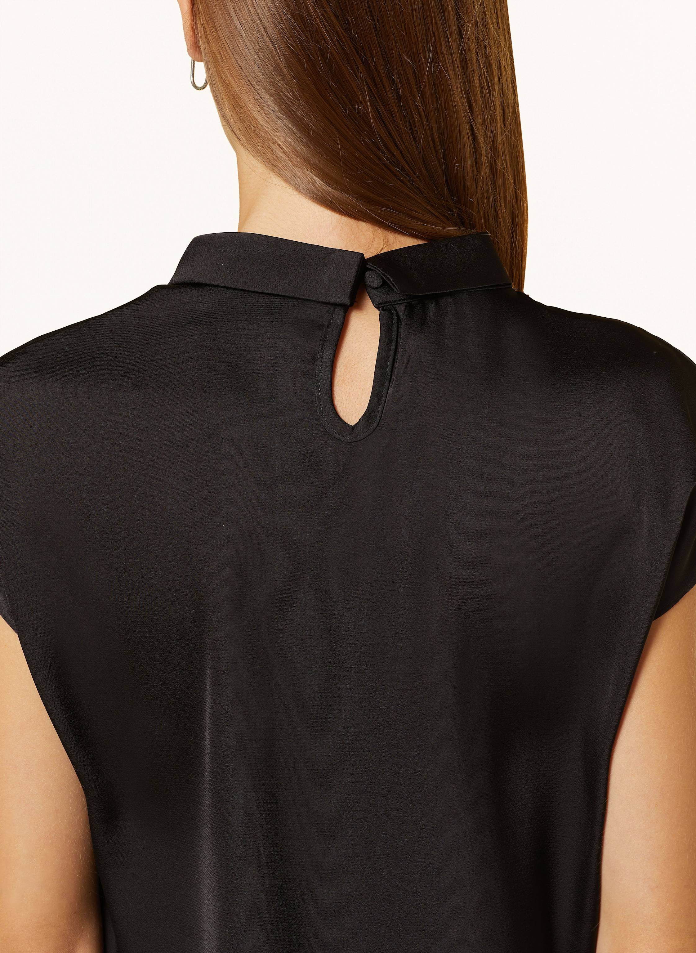 Thumbnail - Neo Noir Blusenshirt Fleur Aus Satin schwarz