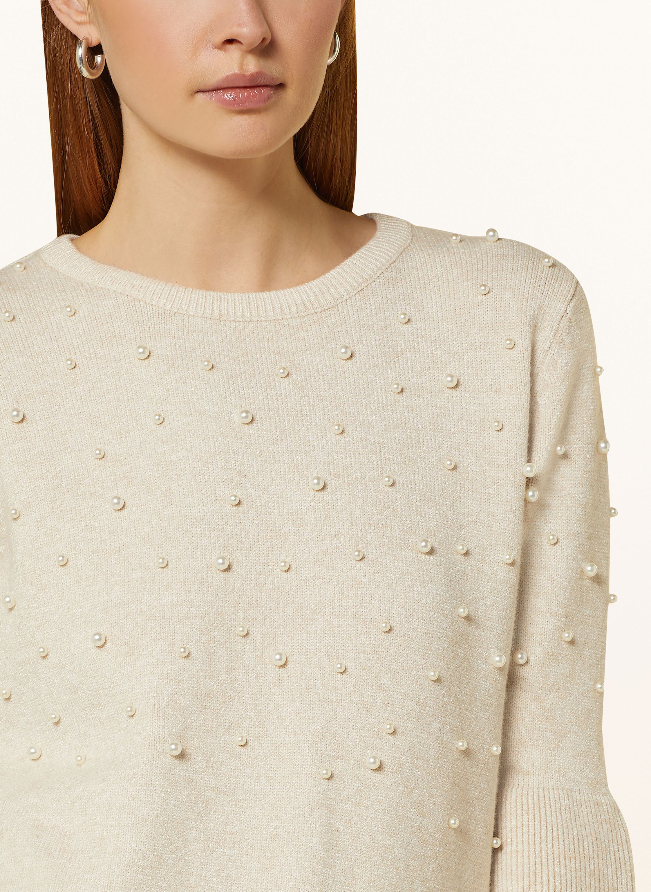 Thumbnail - Miss Goodlife Pullover Mit 3/4-Arm beige