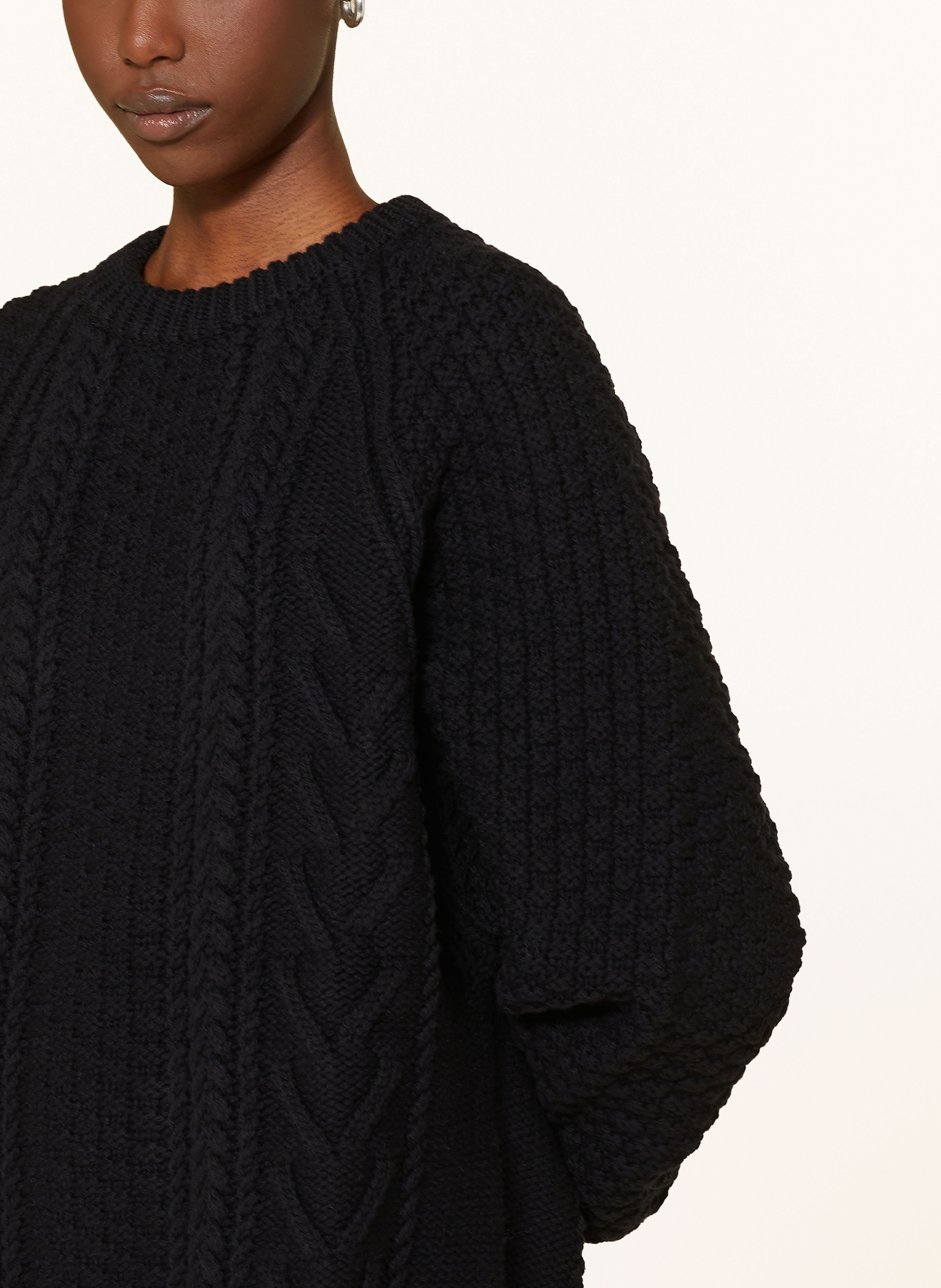 Thumbnail - Black Palms Pullover Karlina schwarz