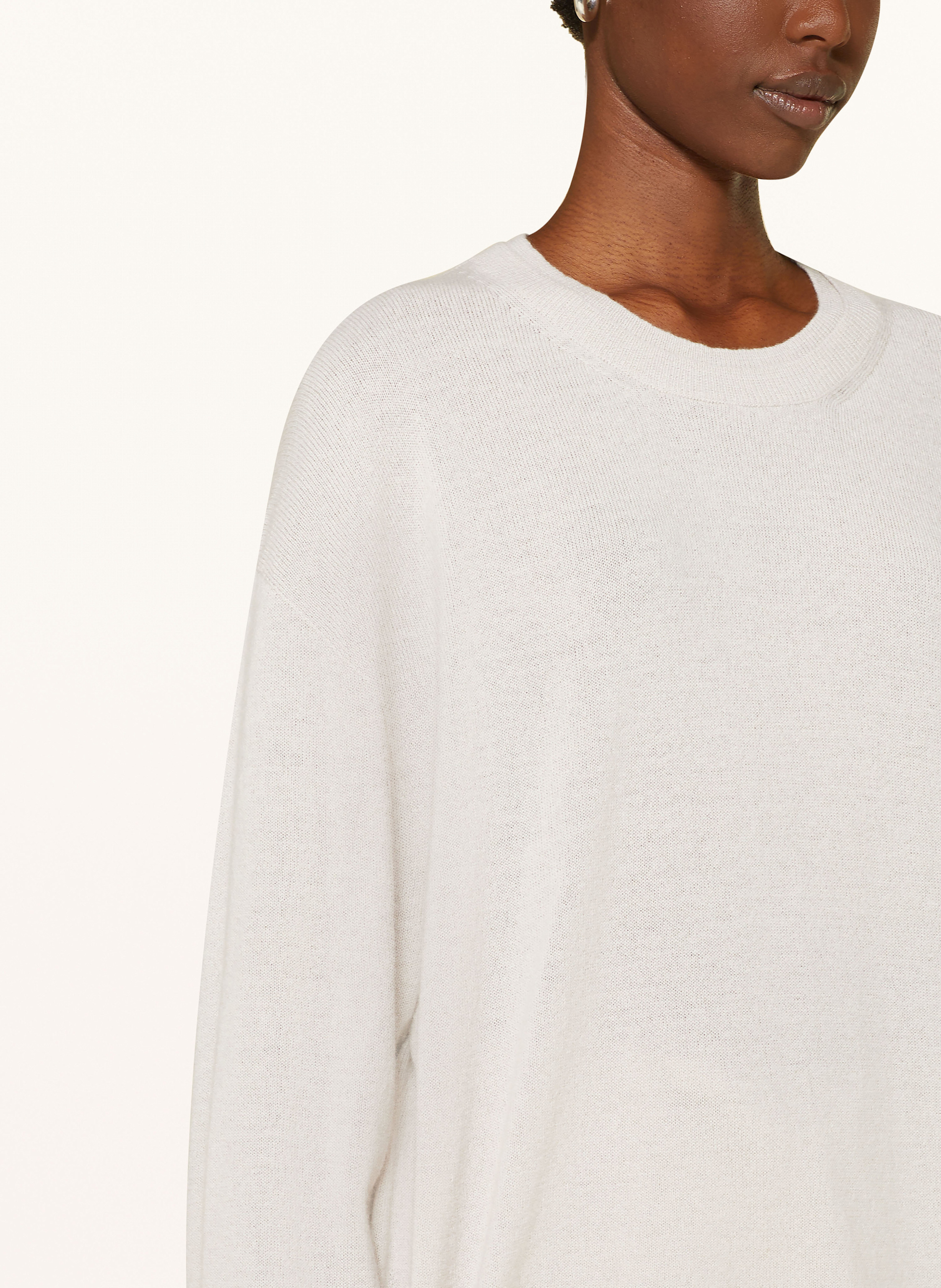 Thumbnail - Black Palms Pullover Aus Merinowolle Mit Cashmere beige