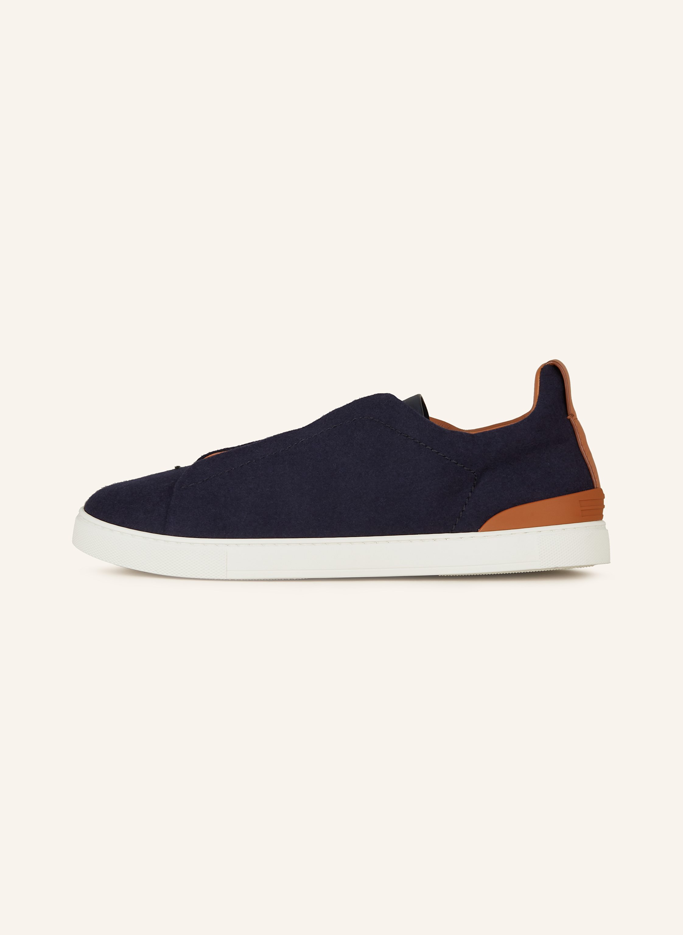 Thumbnail - Zegna Slip-On-Sneaker Triple Stitch blau