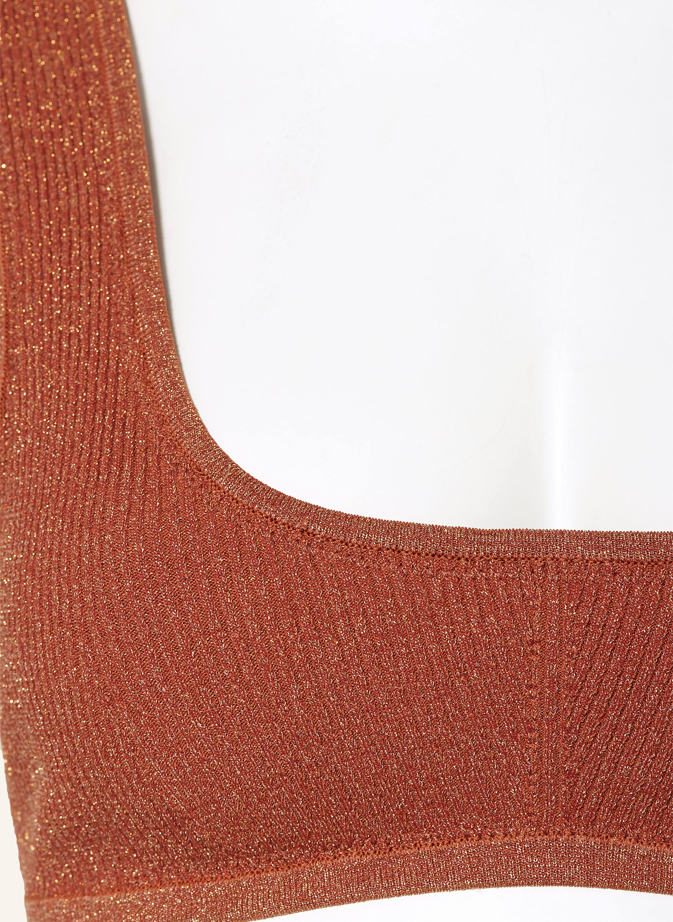 Thumbnail - Zimmermann Bustier-Bikini Wylie Mit Glitzergarn braun